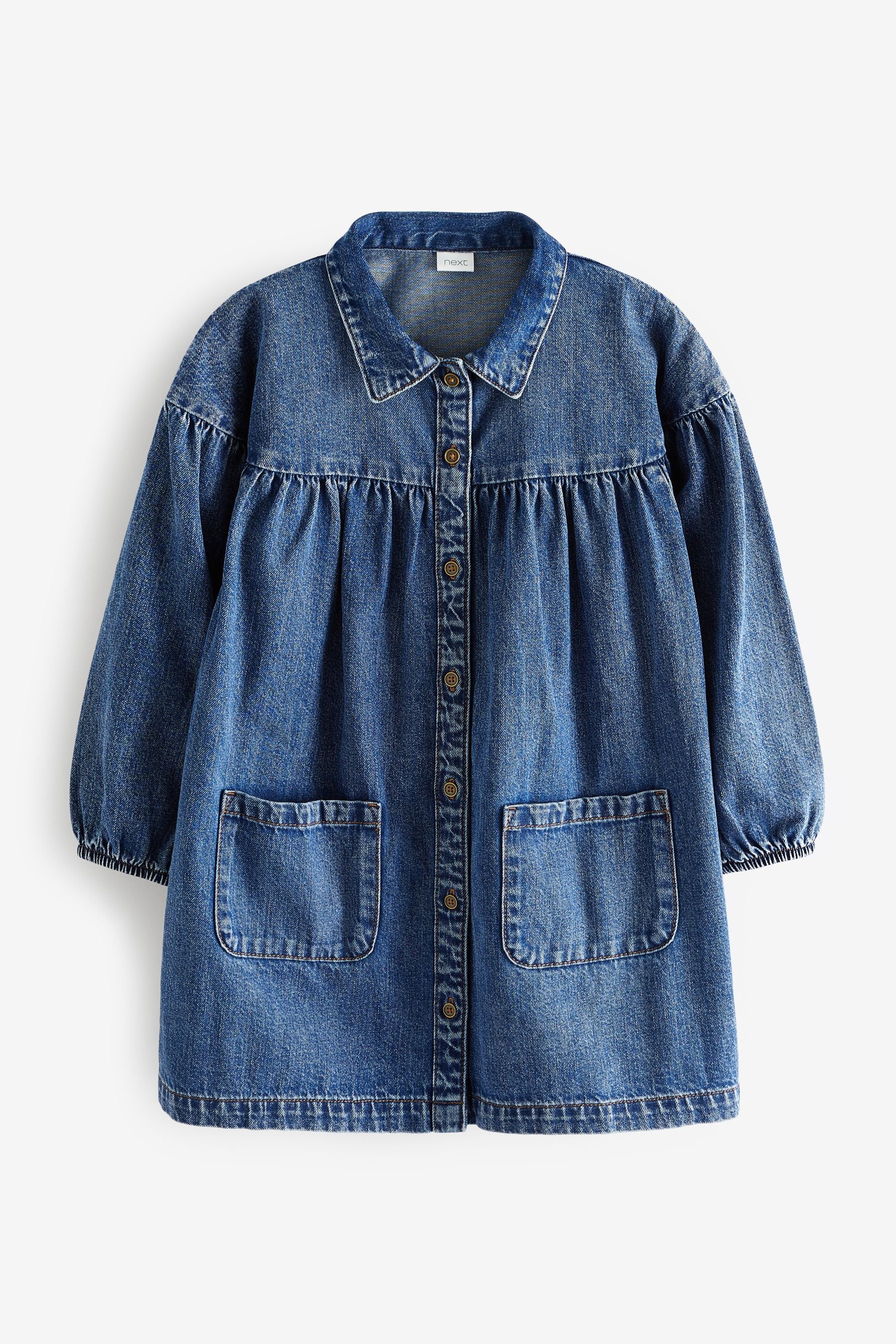 Blue Denim Shirt Dress (3-16yrs)