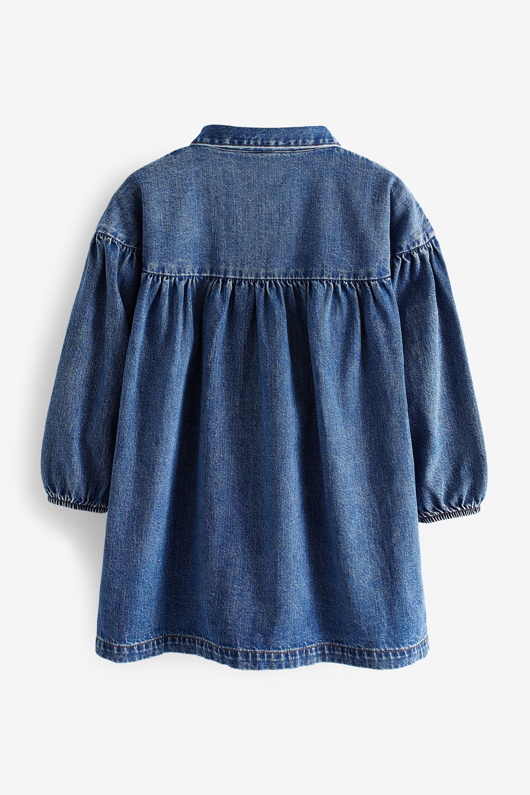 Blue Denim Shirt Dress (3-16yrs)