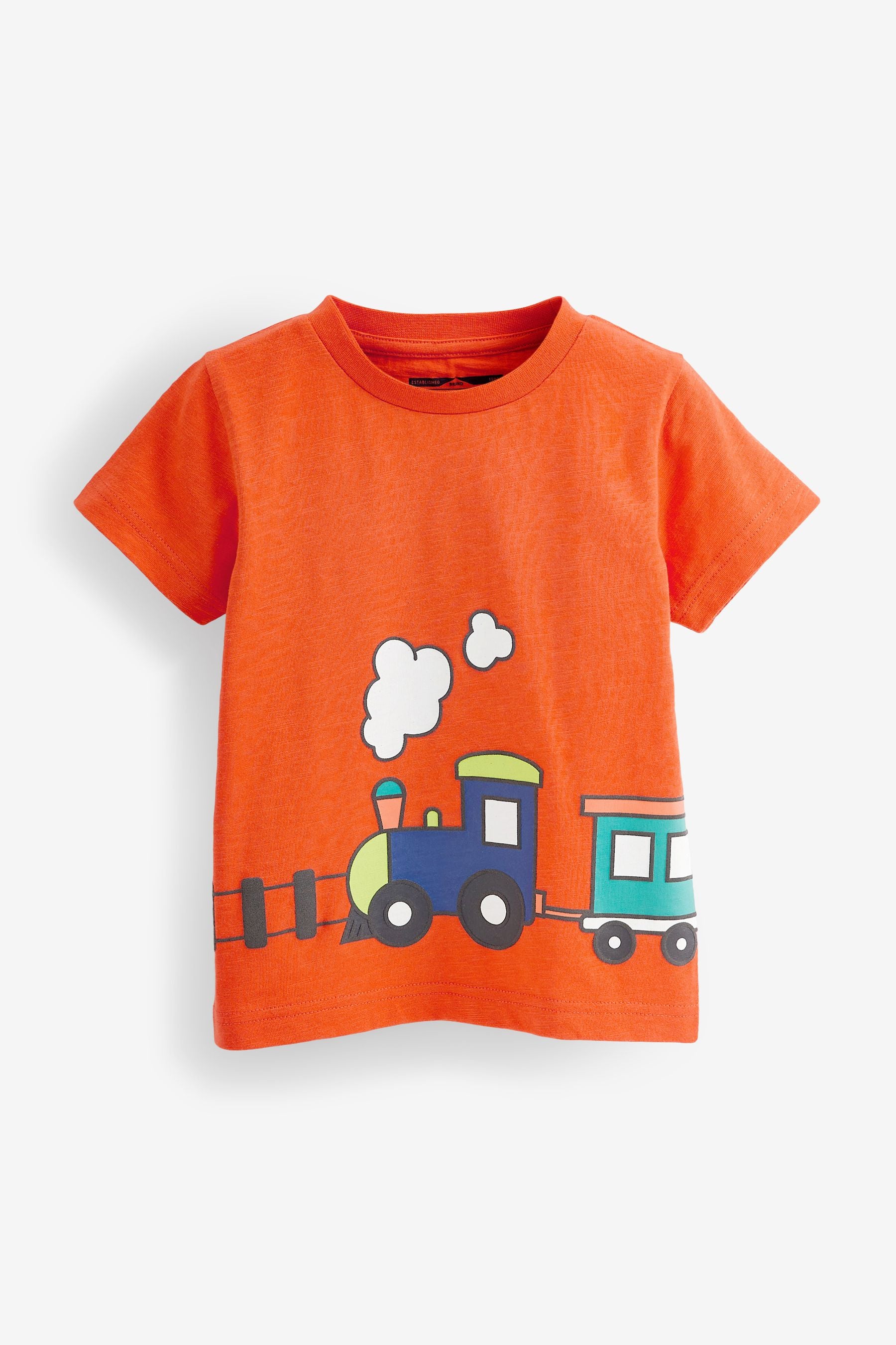 Bright Train Character Short Sleeve T-Shirts 3 Pack (3mths-7yrs)