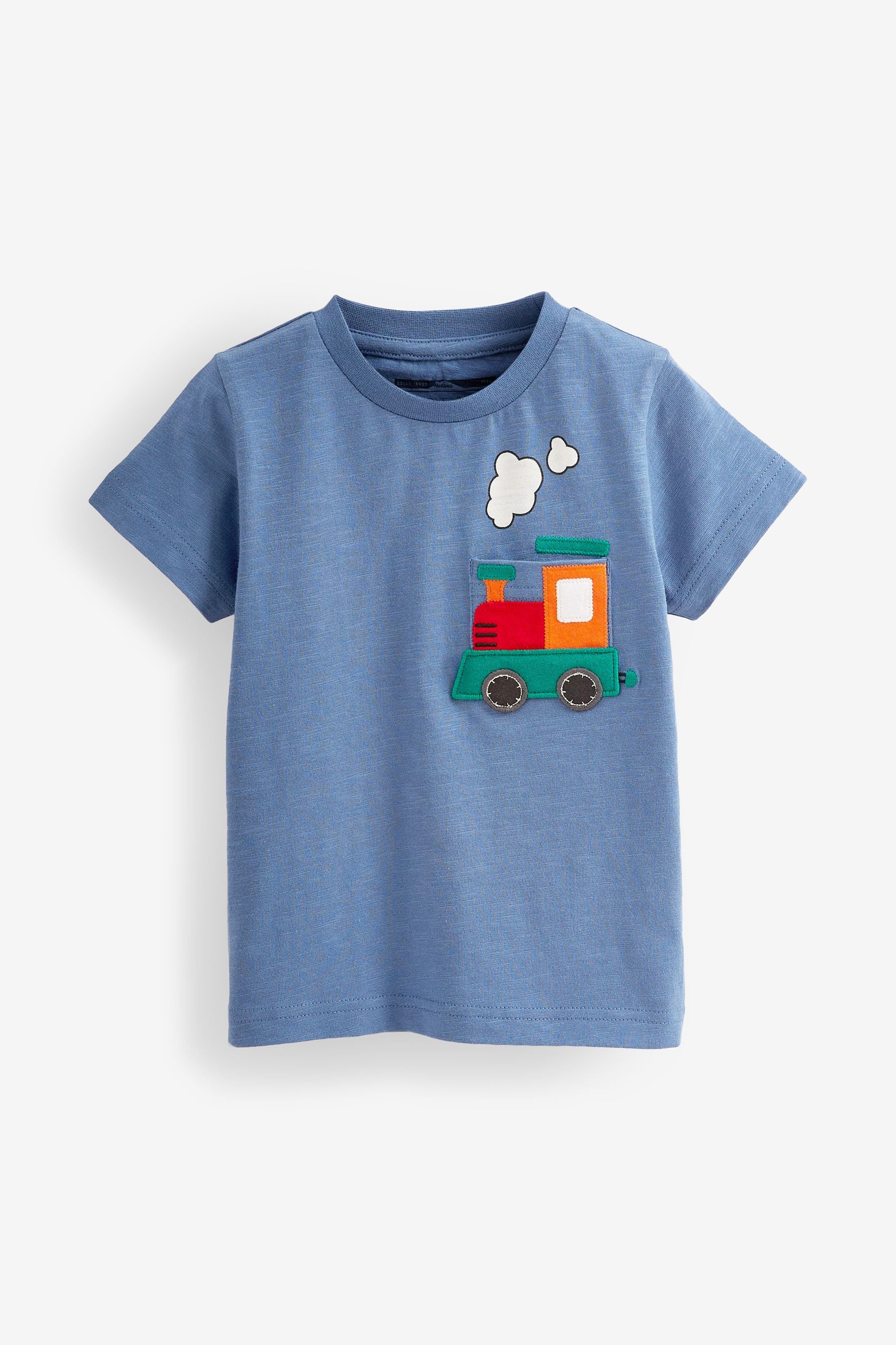 Bright Train Character Short Sleeve T-Shirts 3 Pack (3mths-7yrs)