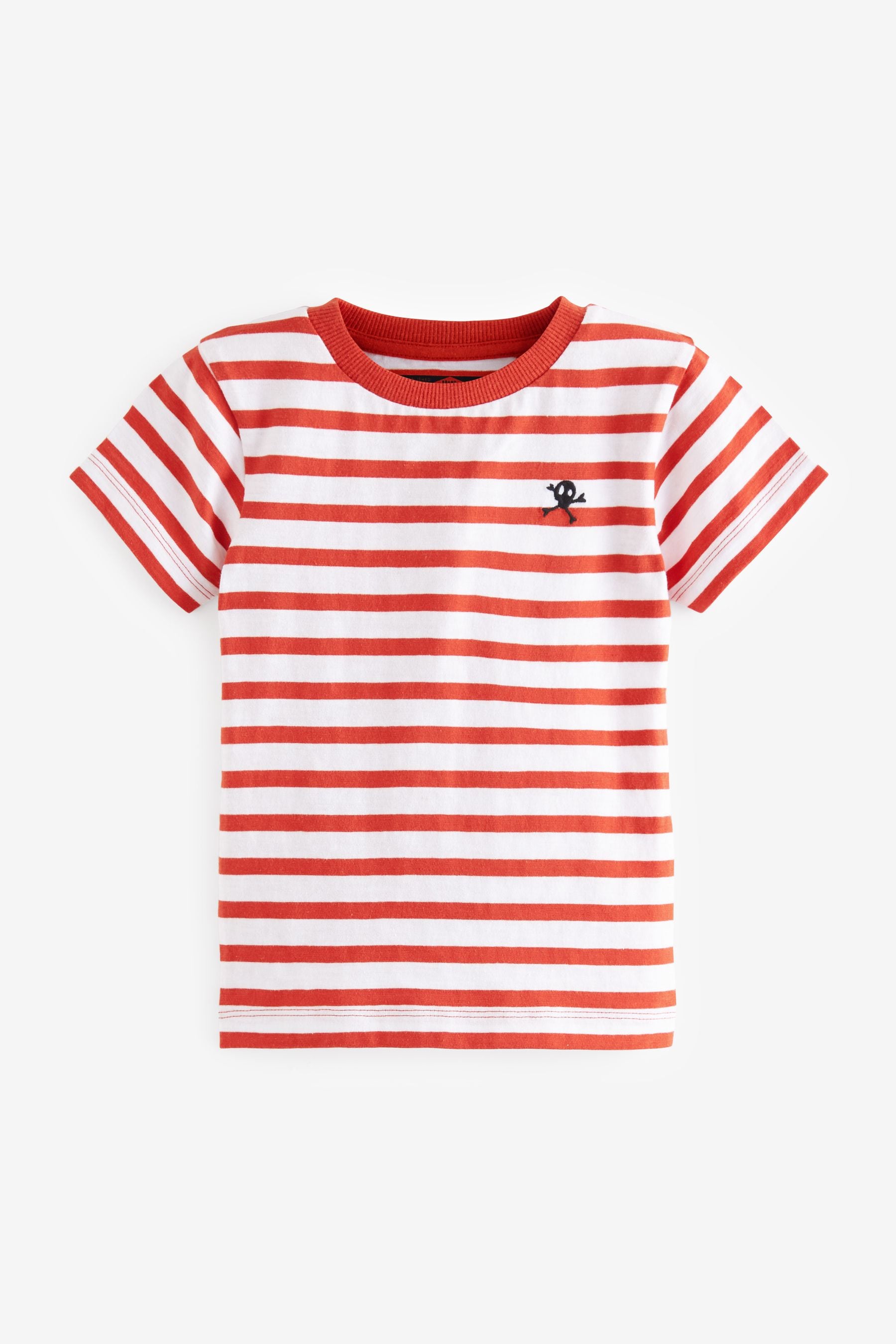 Red & Blue Pirate Short Sleeve Character T-Shirts 3 Pack (3mths-7yrs)