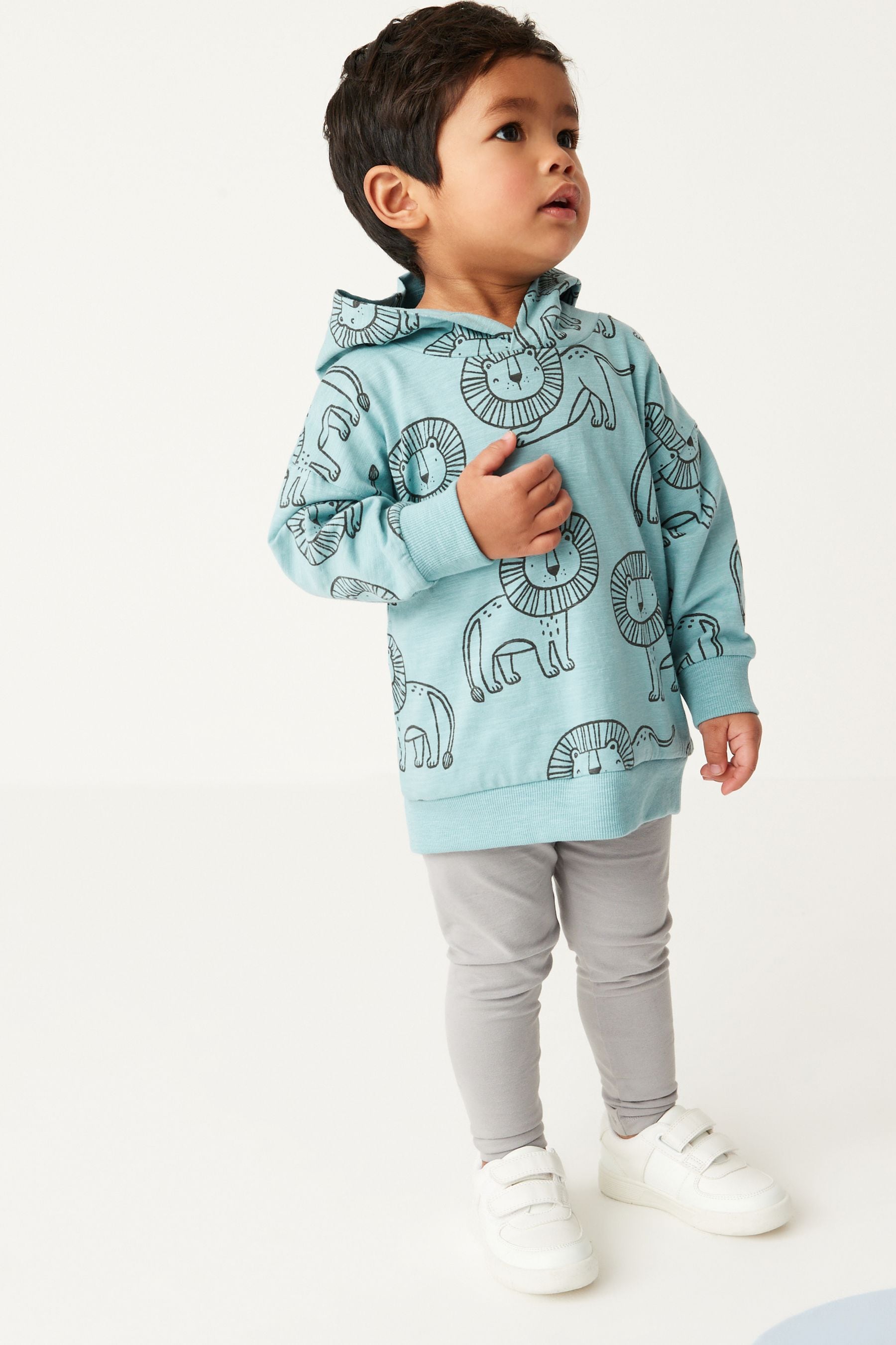 Blue Lion Hoodie & Leggings Set (3mths-7yrs)