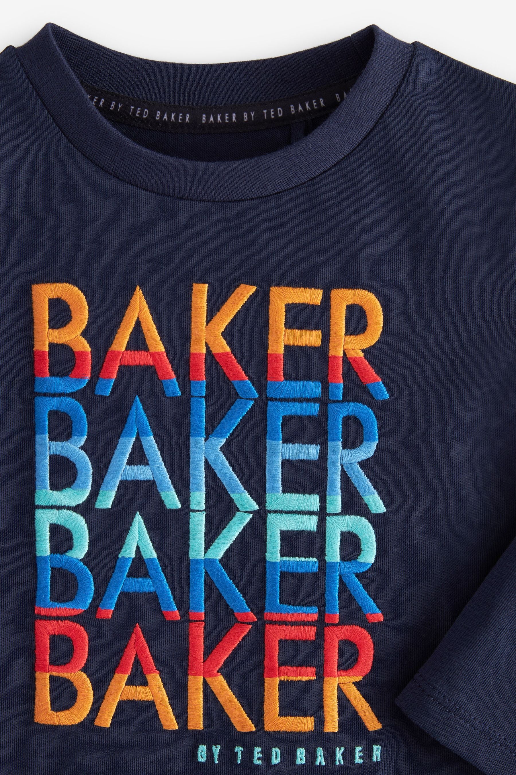 Baker by Ted Baker Navy Blue Graphic T-Shirt