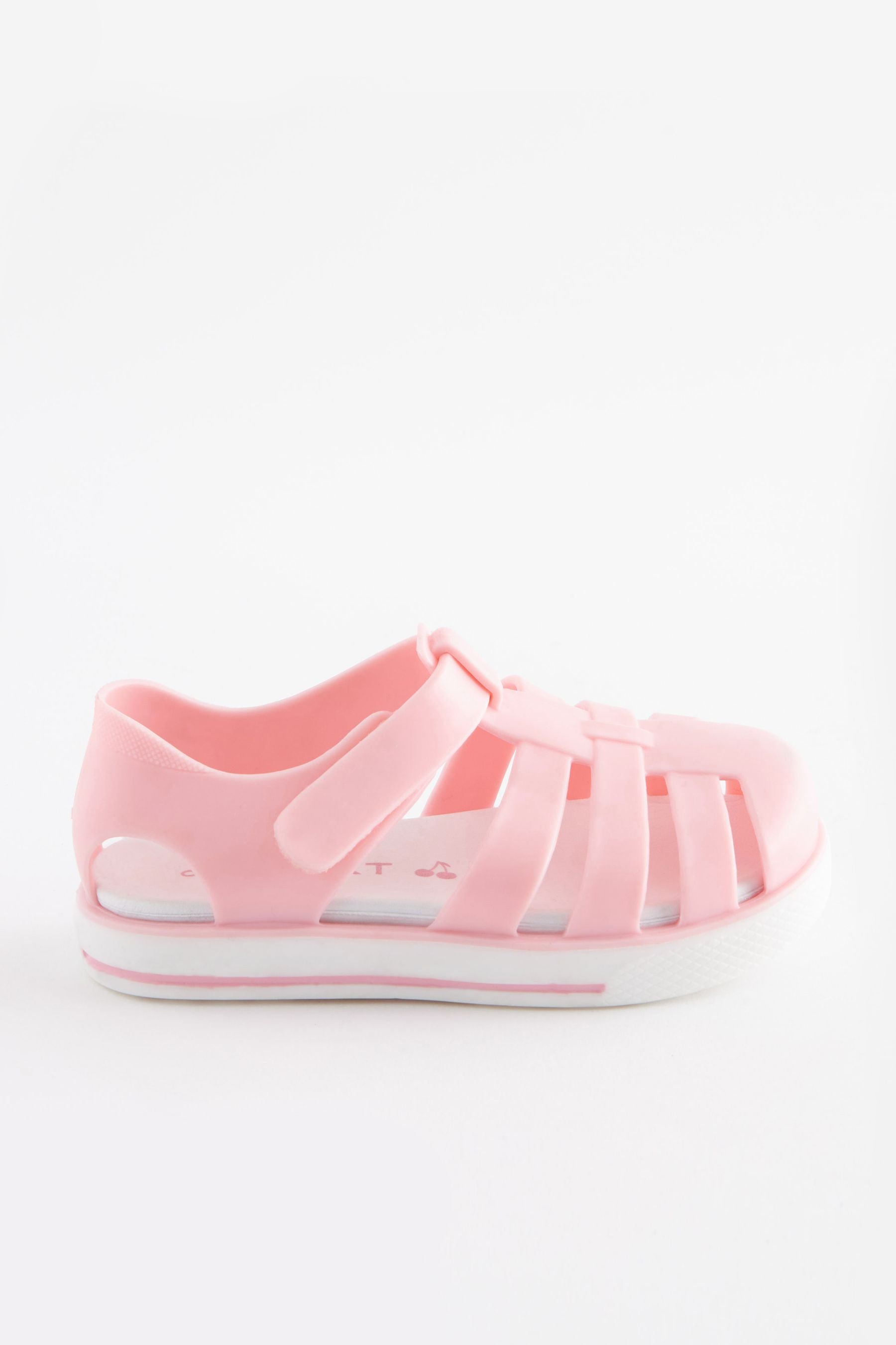 Pink Jelly Fisherman Sandals