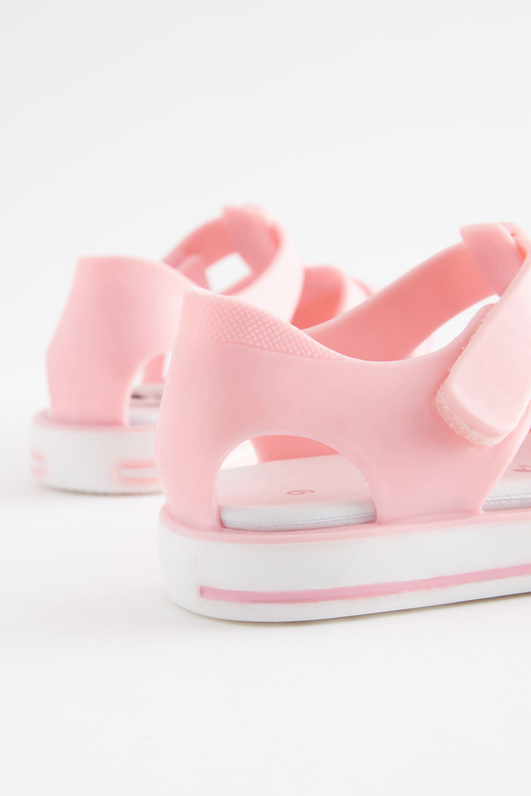 Pink Jelly Fisherman Sandals