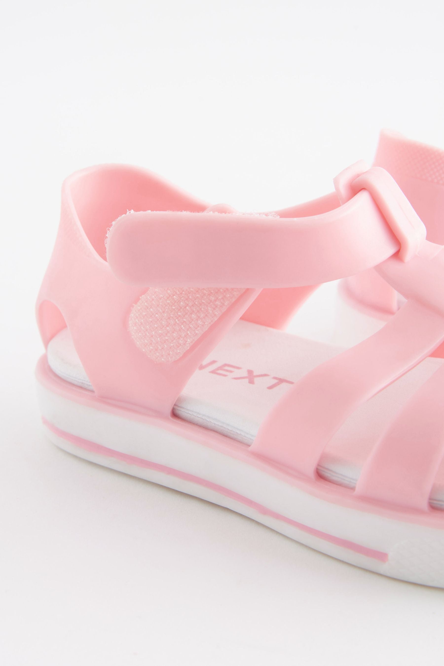 Pink Jelly Fisherman Sandals