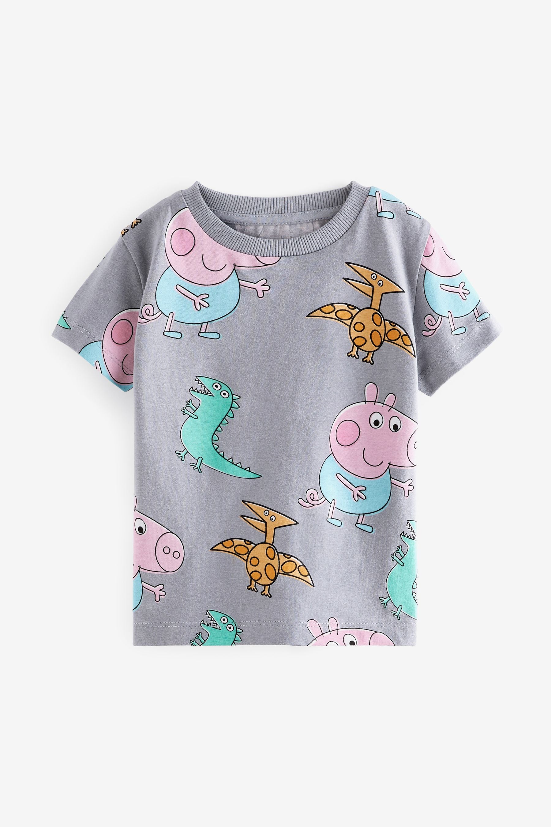 George Pig Grey Short Sleeve License T-Shirt (3mths-8yrs)