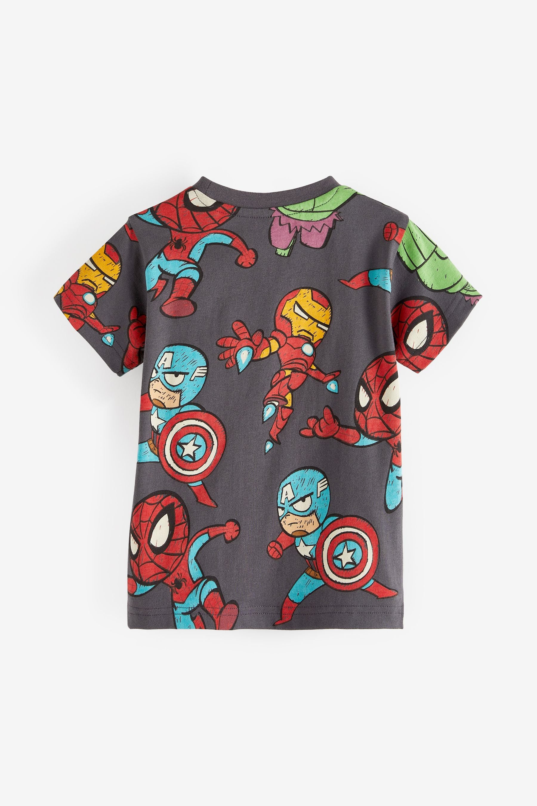 Marvel Charcoal Grey Short Sleeve License T-Shirt (3mths-8yrs)