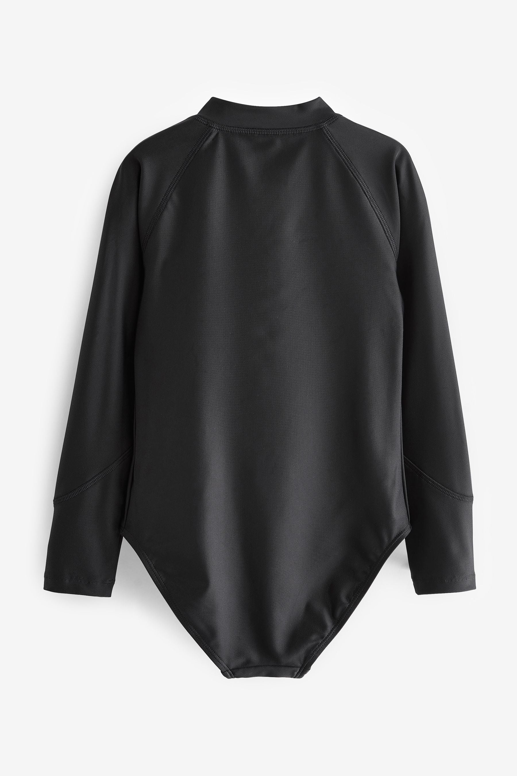 Black Long Sleeved Swimsuit (3-16yrs)