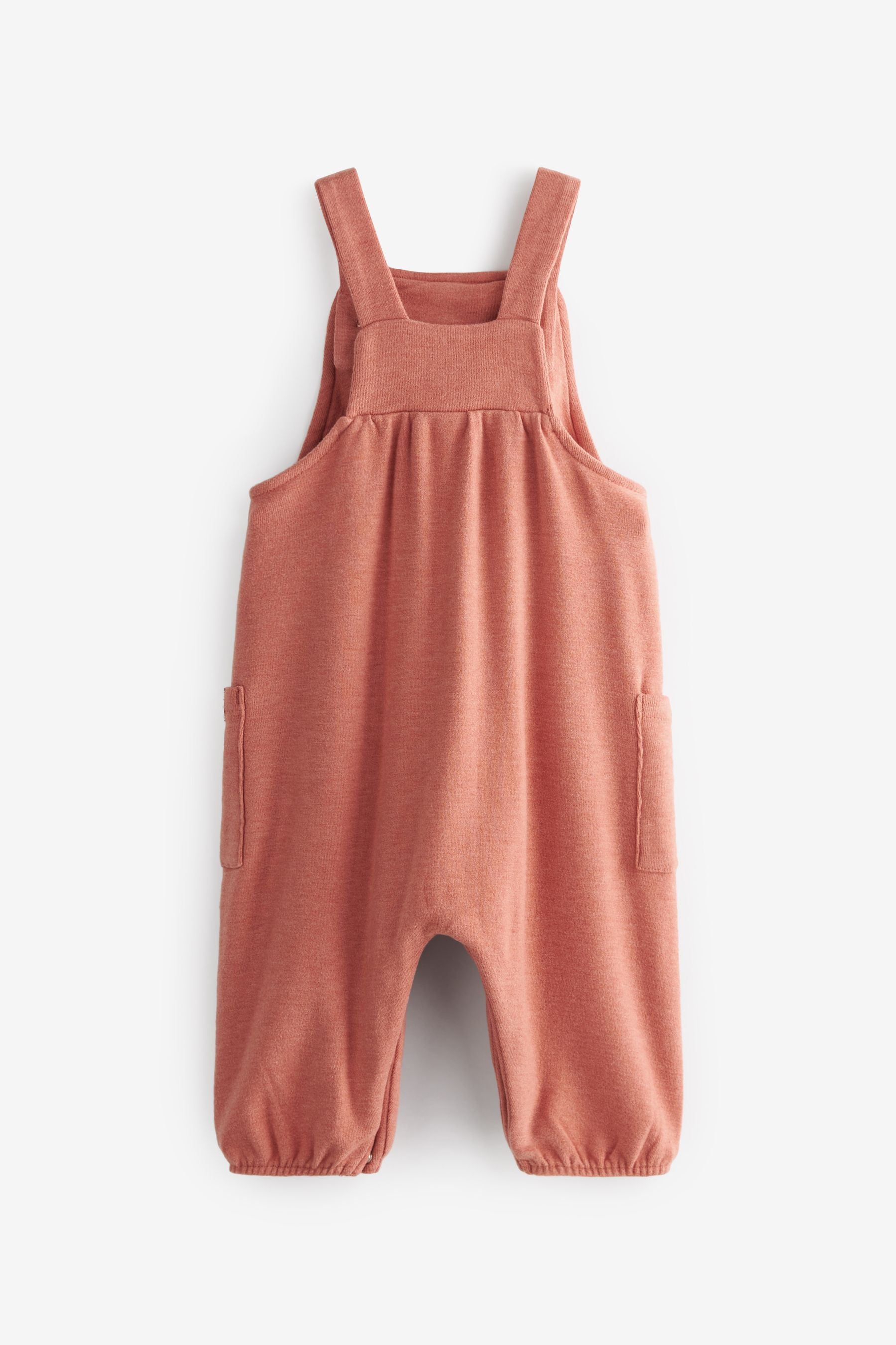 Rust Brown Slouchy Baby Dungarees (0mths-2yrs)