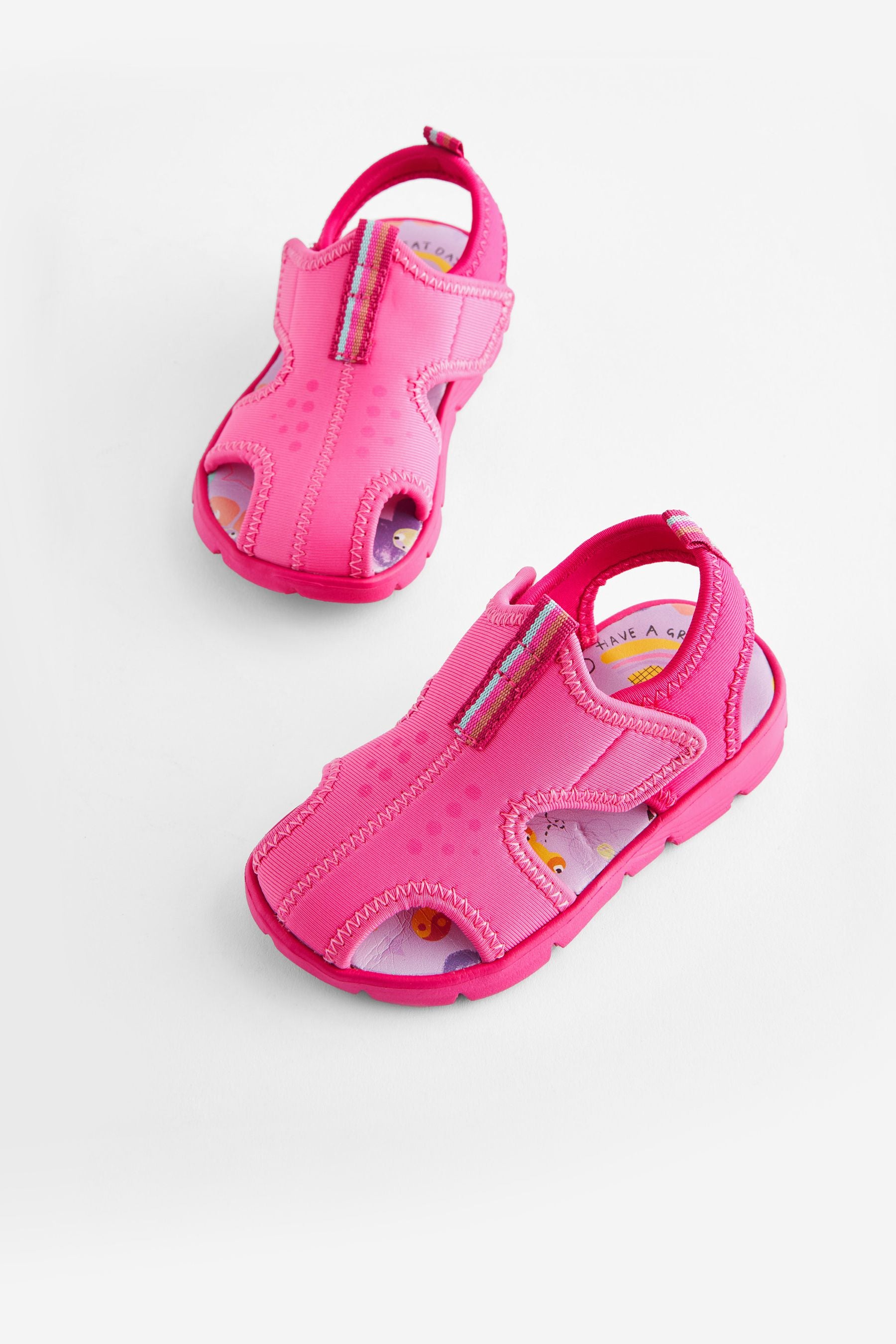 Hot Pink Beach Sock Shoes