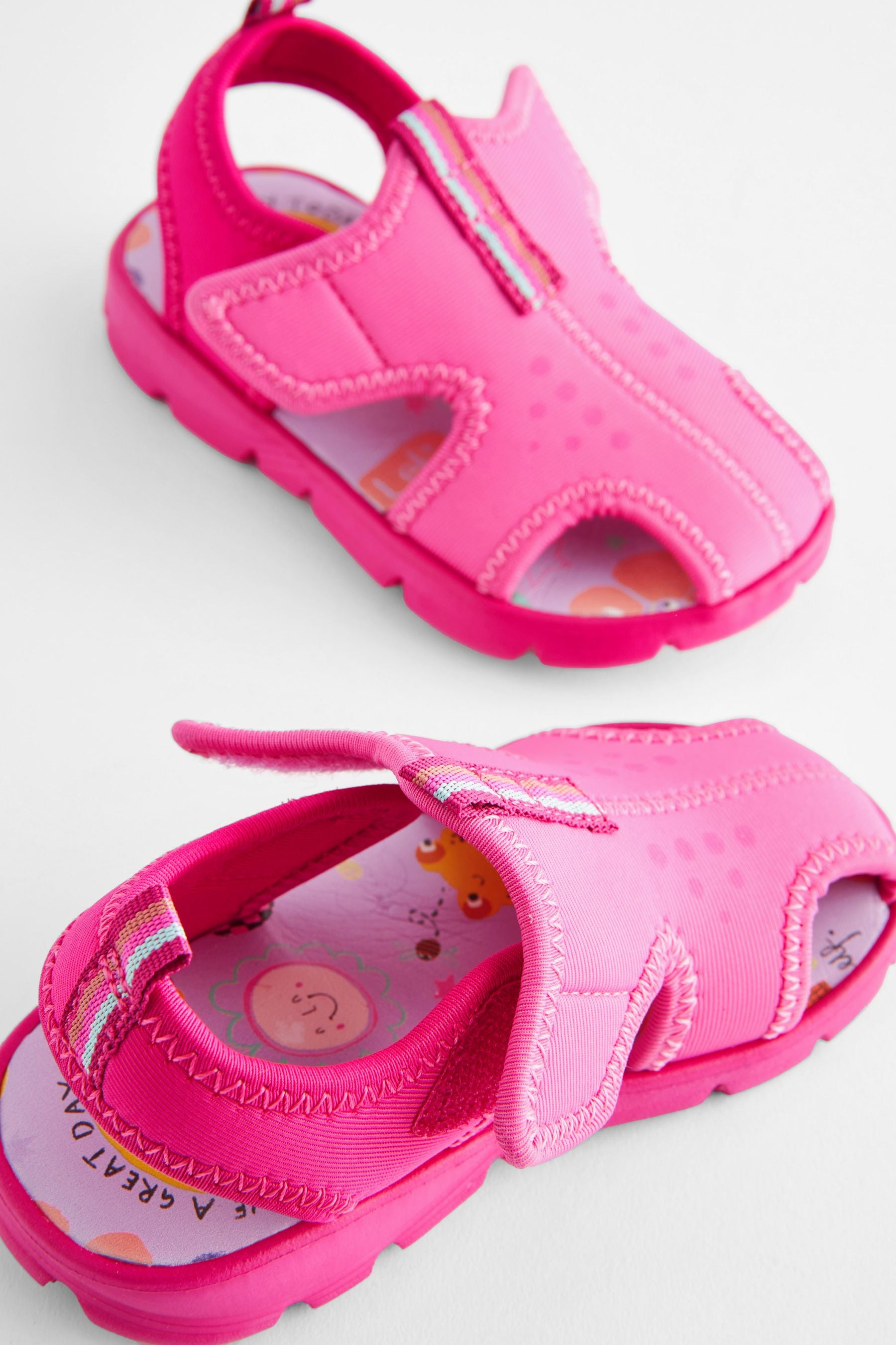 Hot Pink Beach Sock Shoes