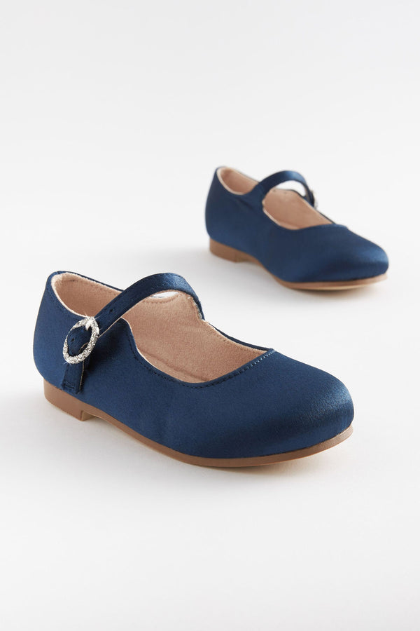 Navy Blue Bridesmaid Collection Mary Jane Occasion Shoes