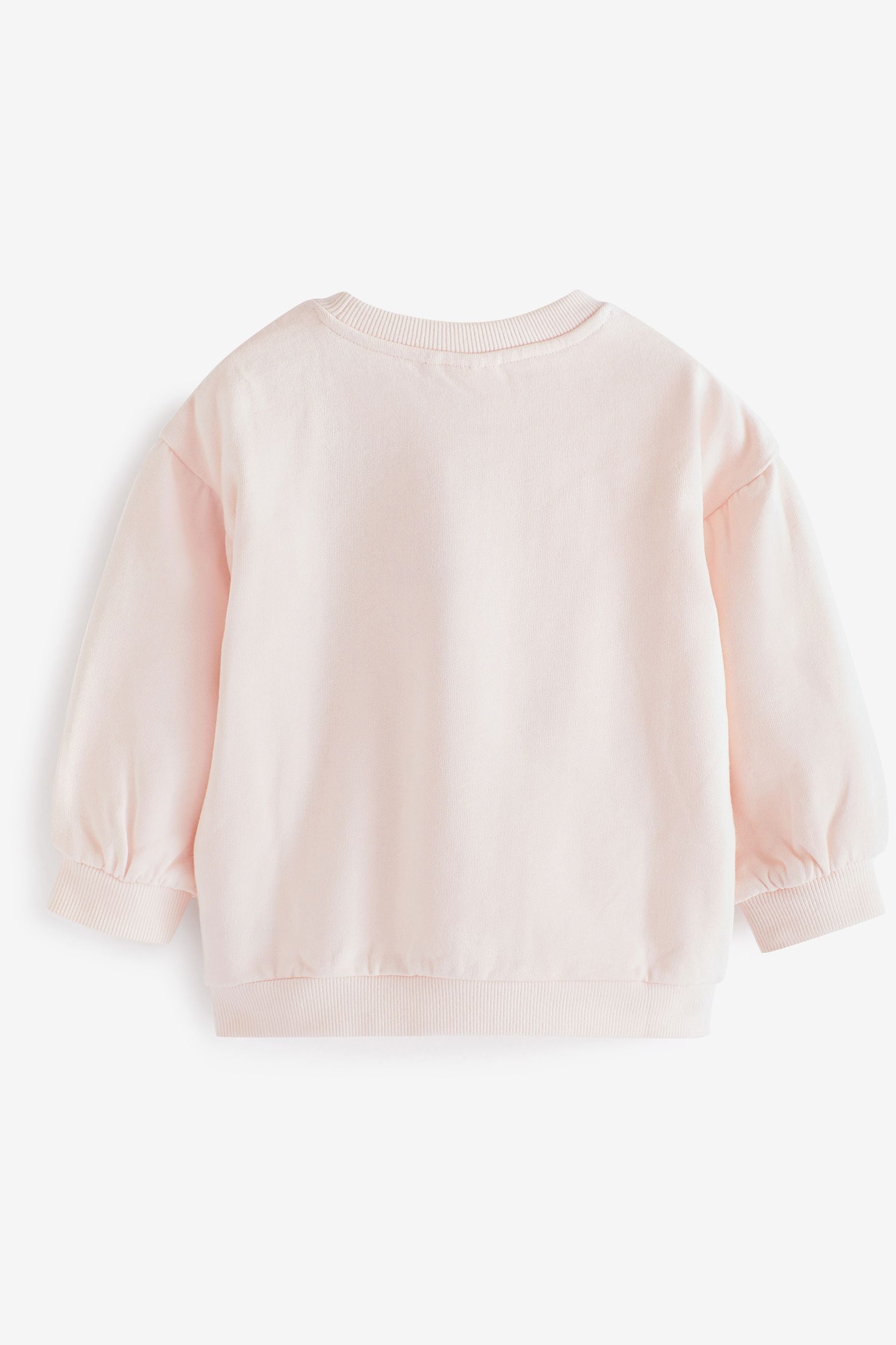 Pink Bunny Embellished Sweatshirt (3mths-7yrs)