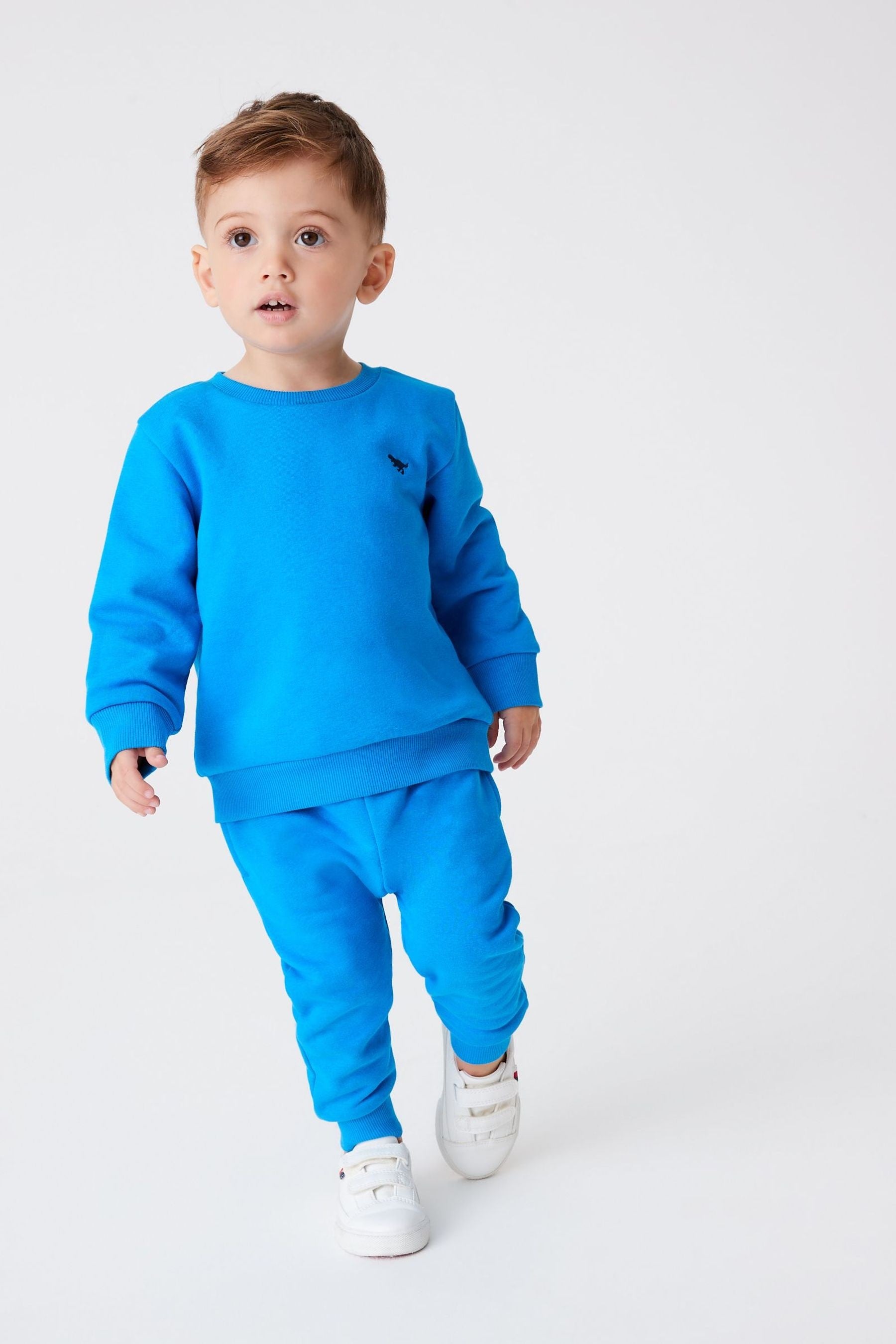 Bright Blue Jersey Sweatshirt And Joggers Set (3mths-7yrs)