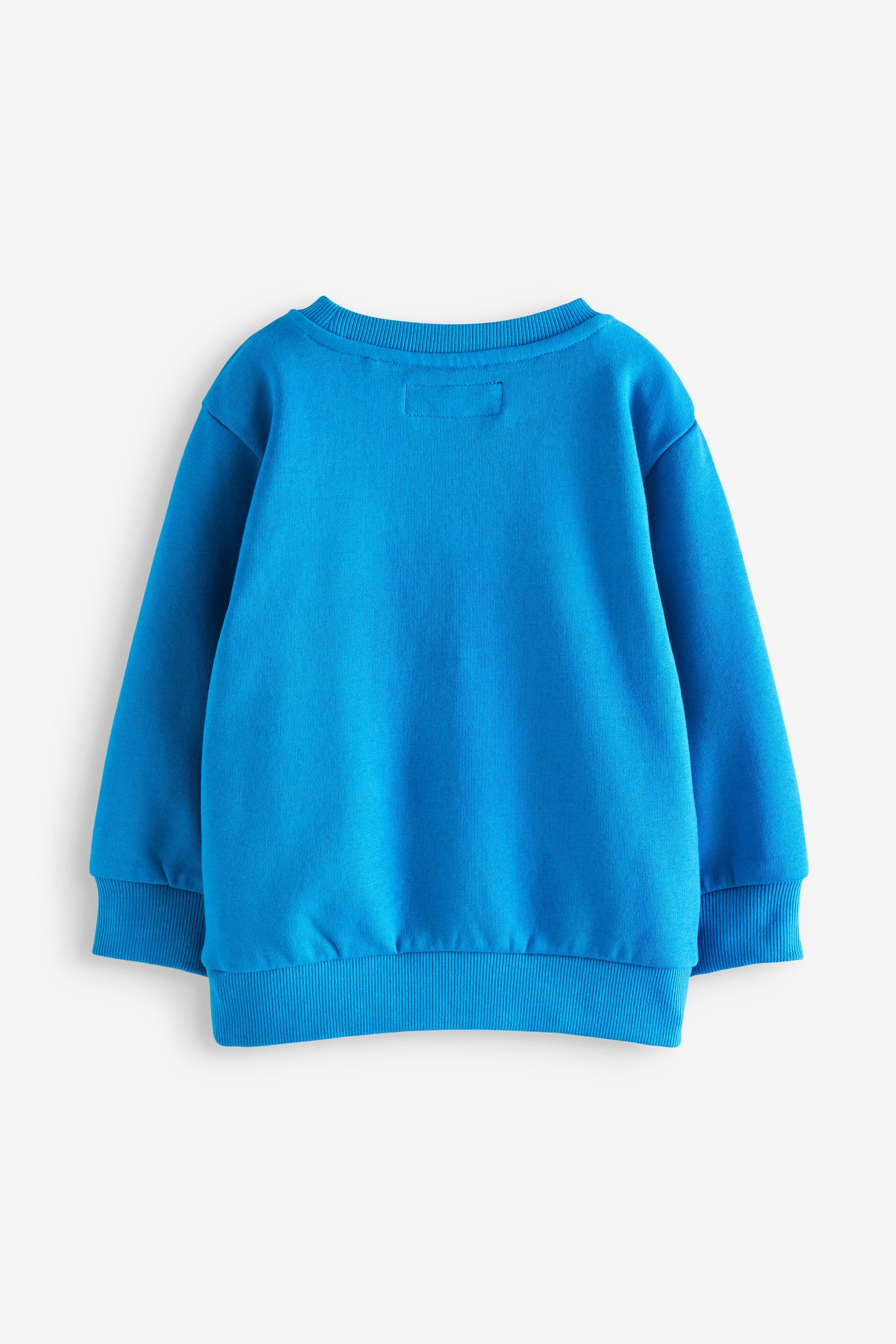 Bright Blue Jersey Sweatshirt And Joggers Set (3mths-7yrs)