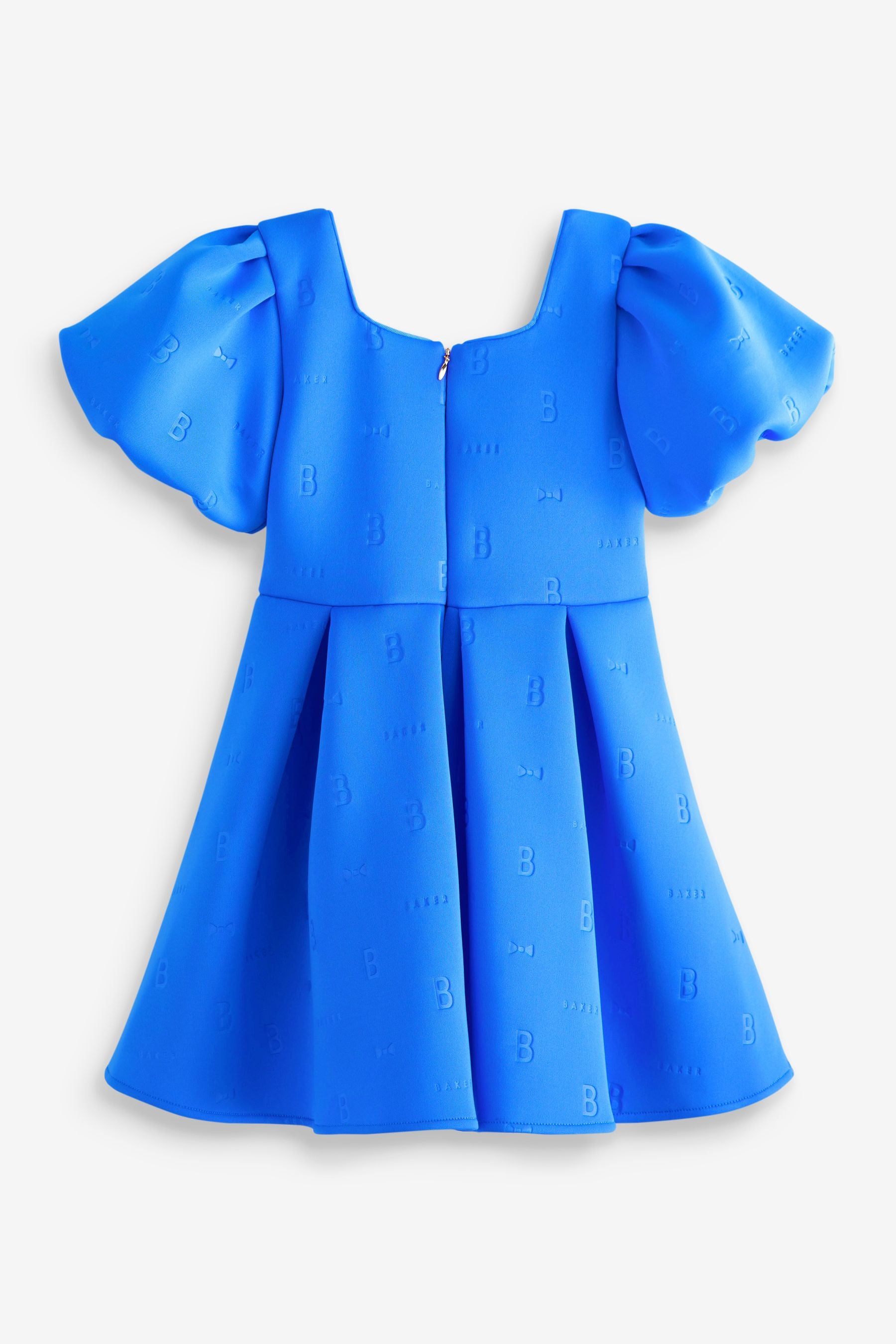 Cobalt Blue Baker by Ted Baker Embossed Scuba Dress