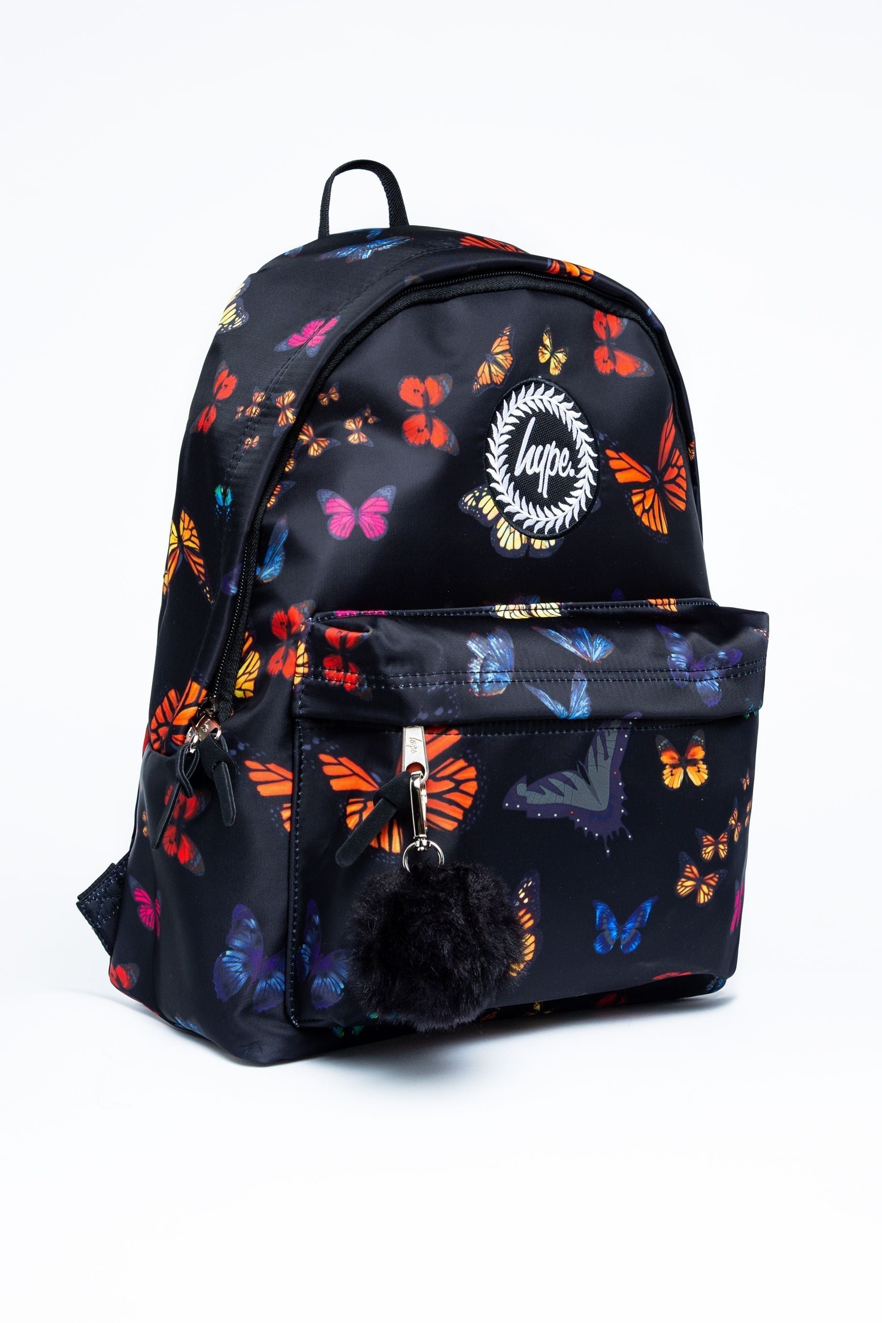 Black Hype. Black Winter Butterfly Backpack