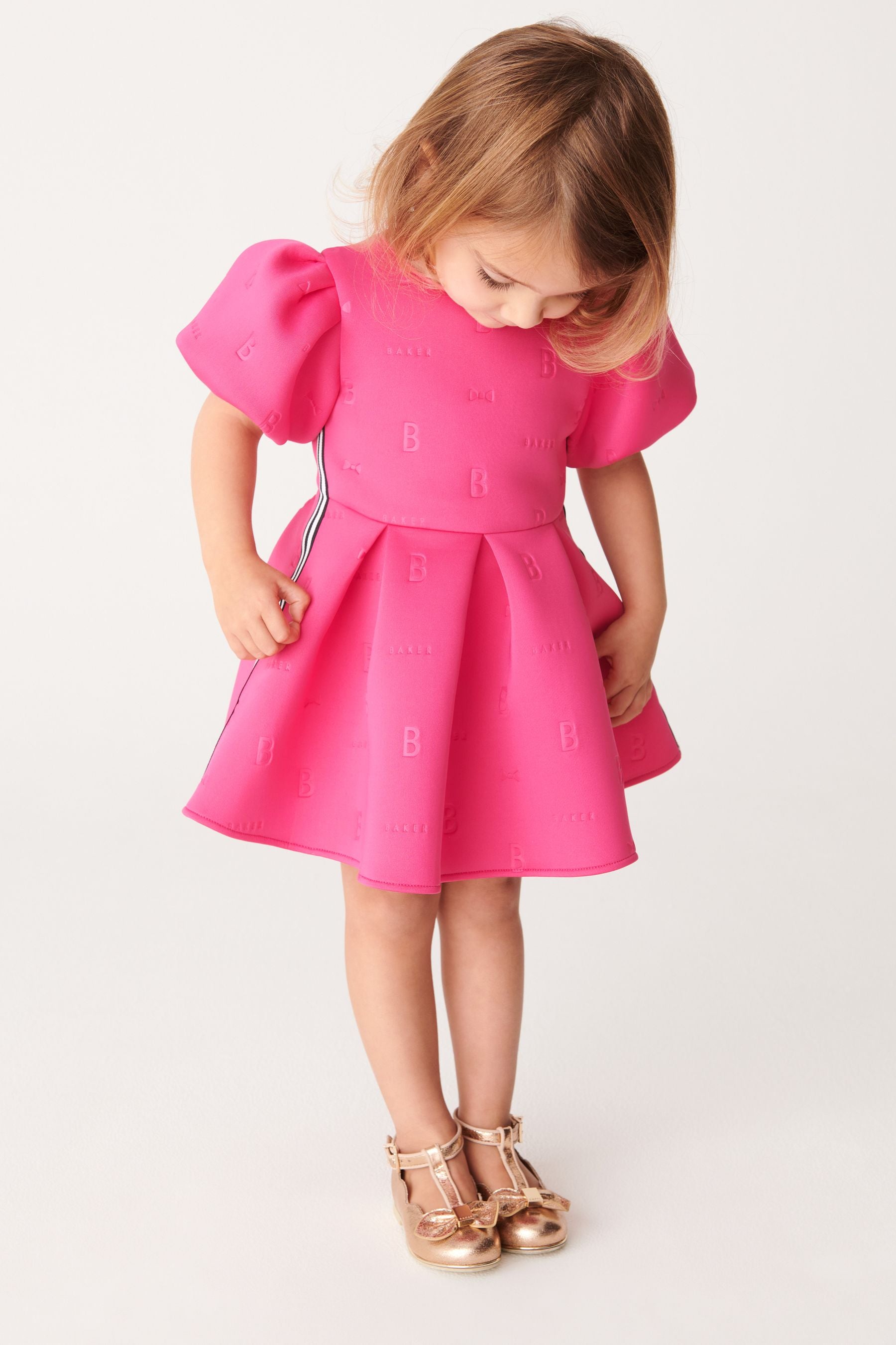 Bright Pink Baker by Ted Baker Scuba Dress