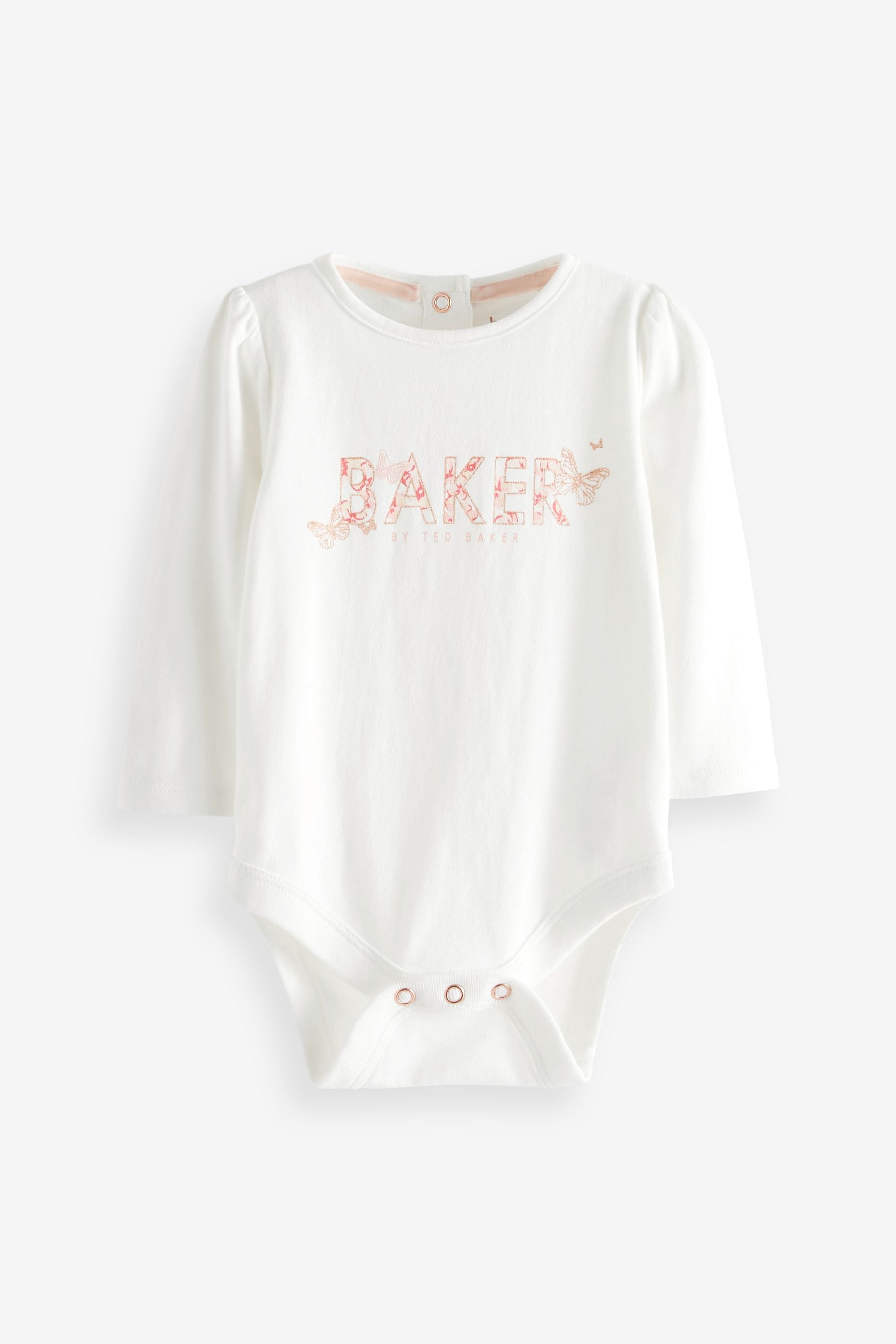 Pink Baker by Ted Baker White Collared 3 Piece Set