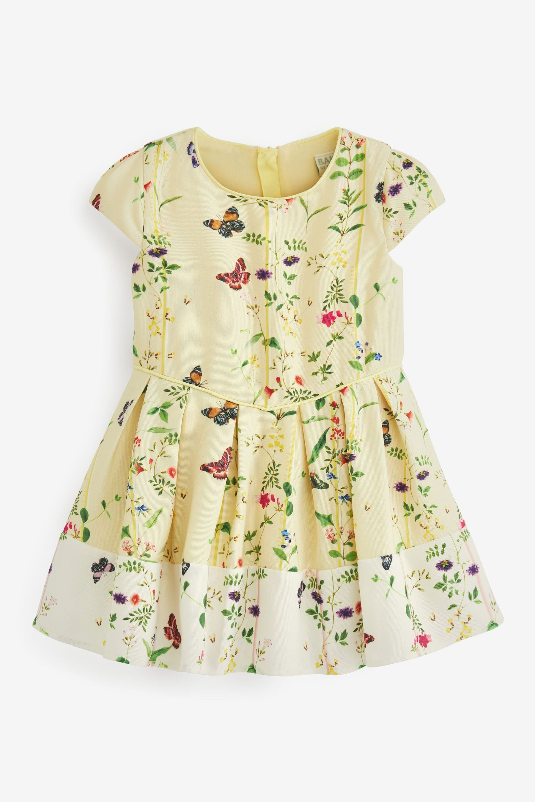 Yellow Baker by Ted Baker Yellow Floral Ottoman Dress