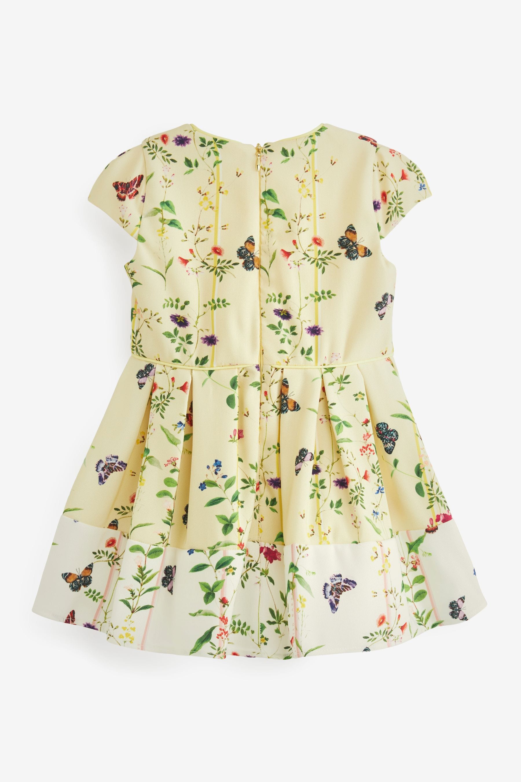 Yellow Baker by Ted Baker Yellow Floral Ottoman Dress