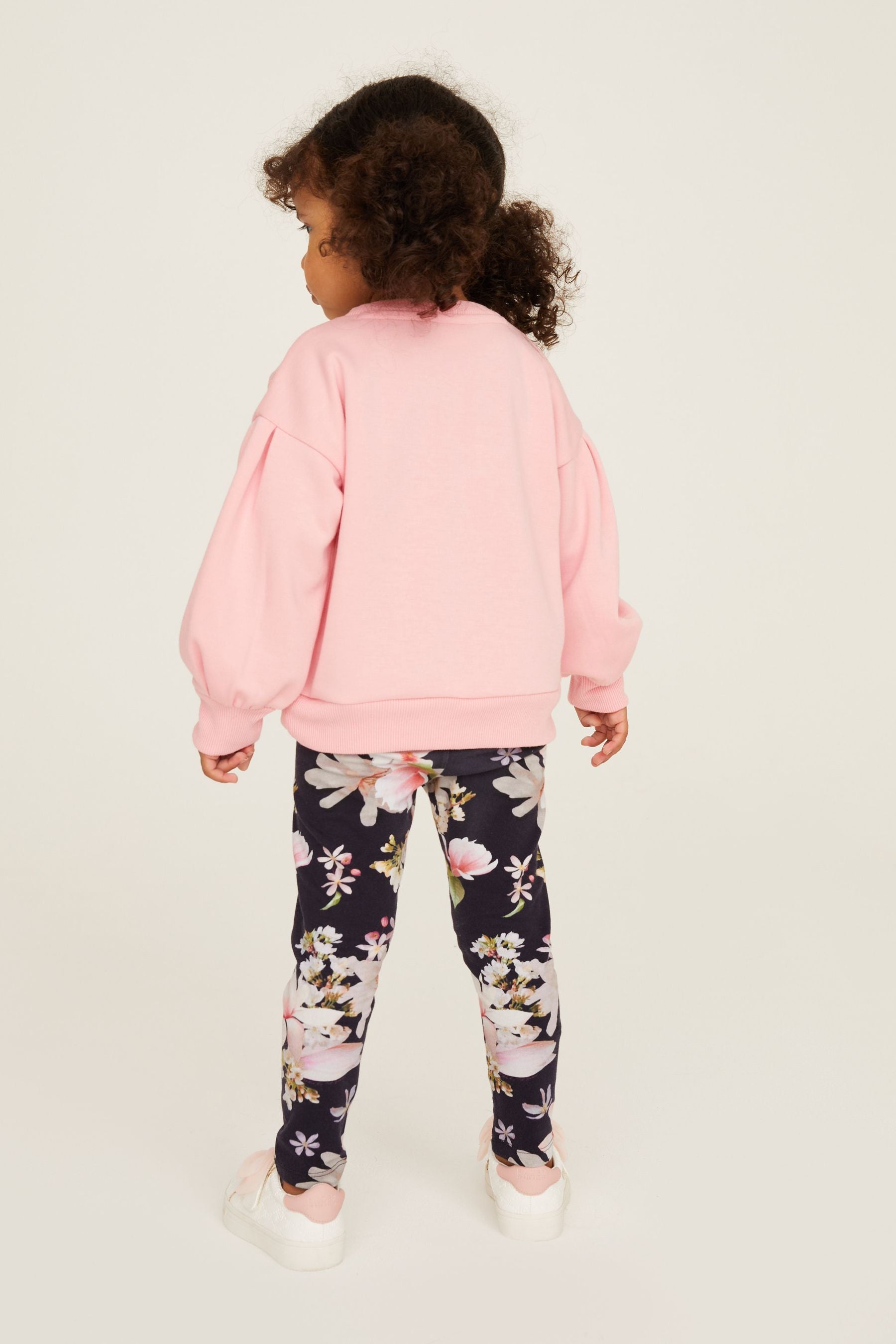 Pink Baker by Ted Baker Pink Legging and Embroidered Sweater Set