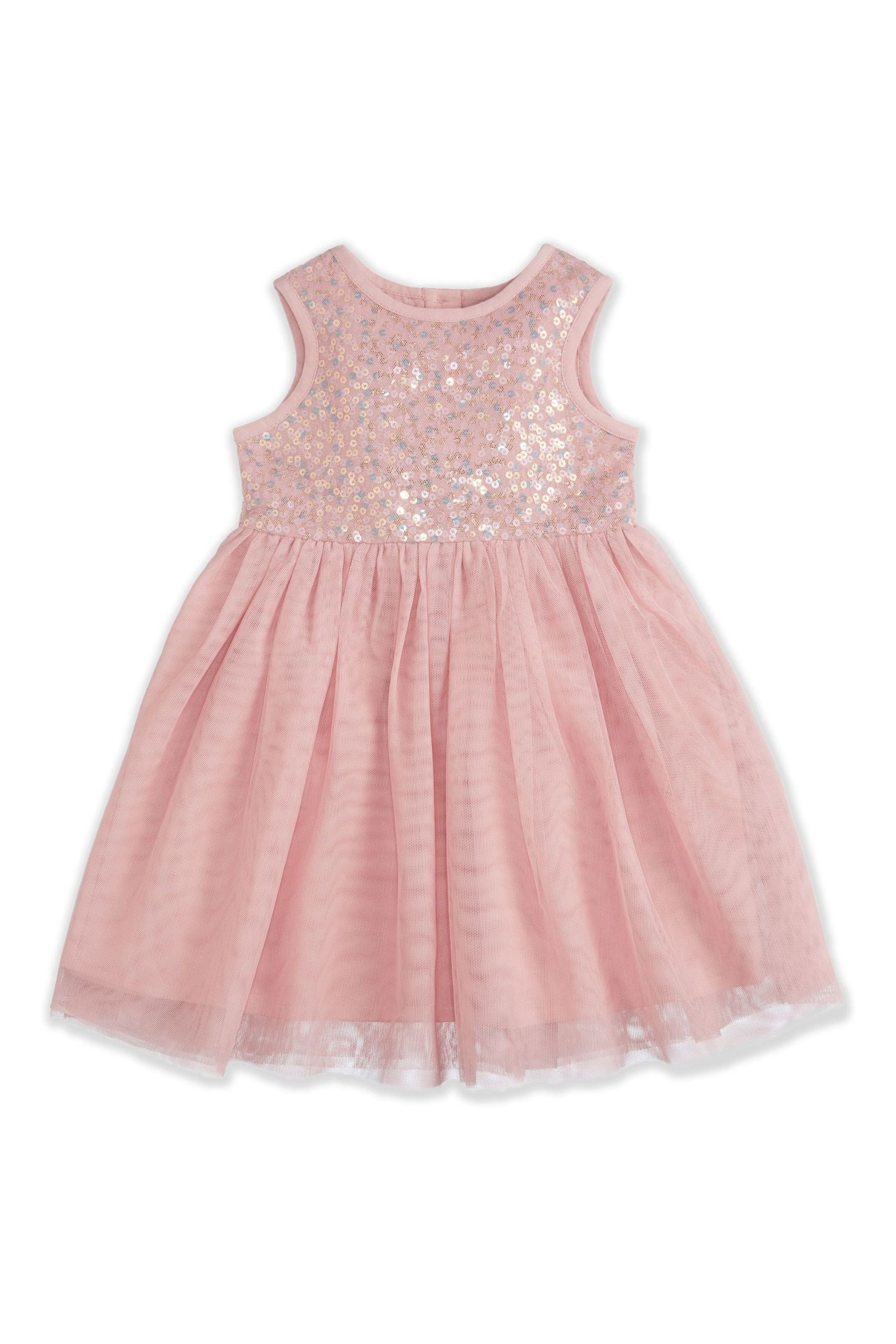 M&Co Pink Sequin Dress