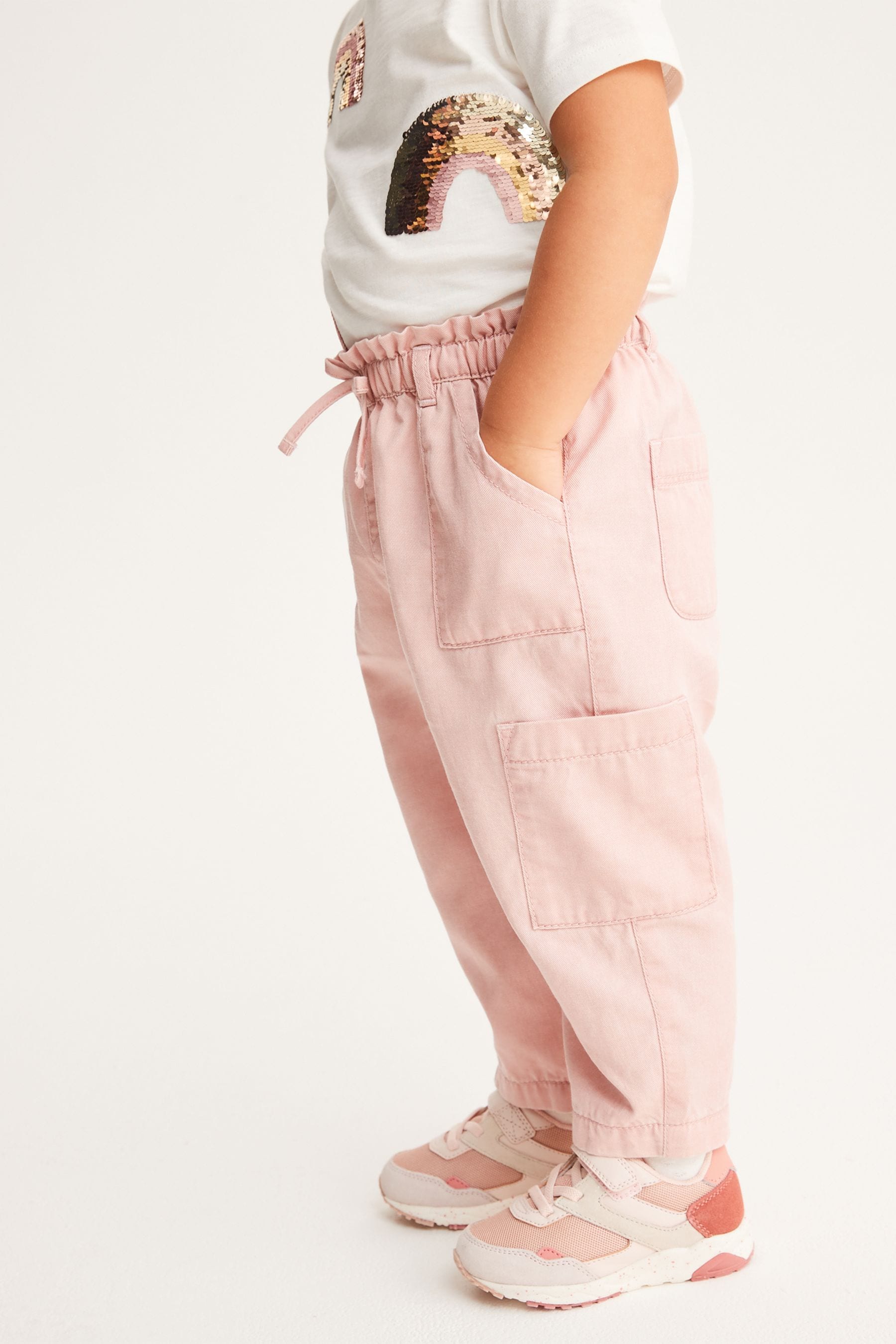 Pink Cargo Trousers (3mths-7yrs)