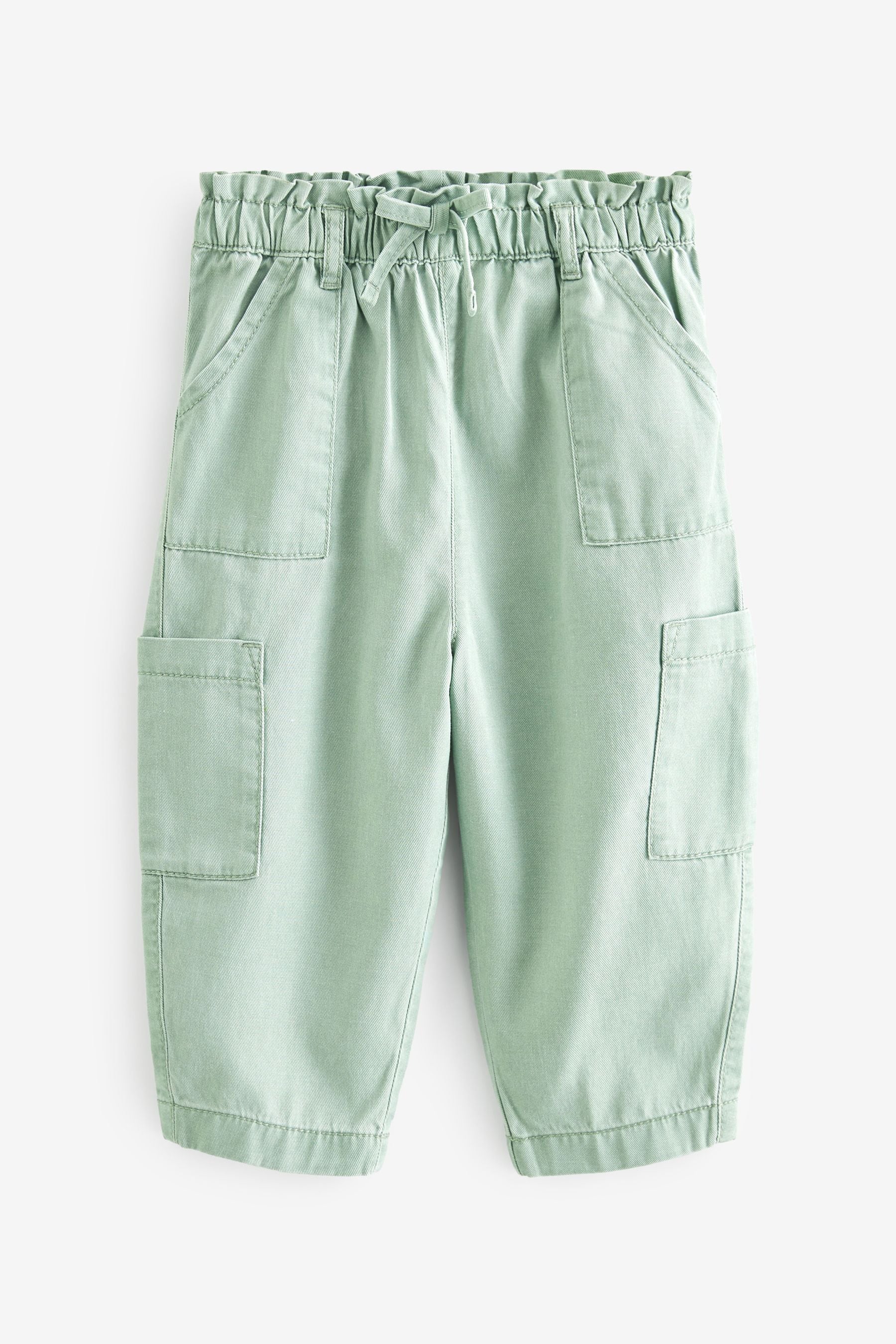 Sage Green Cargo Trousers (3mths-7yrs)