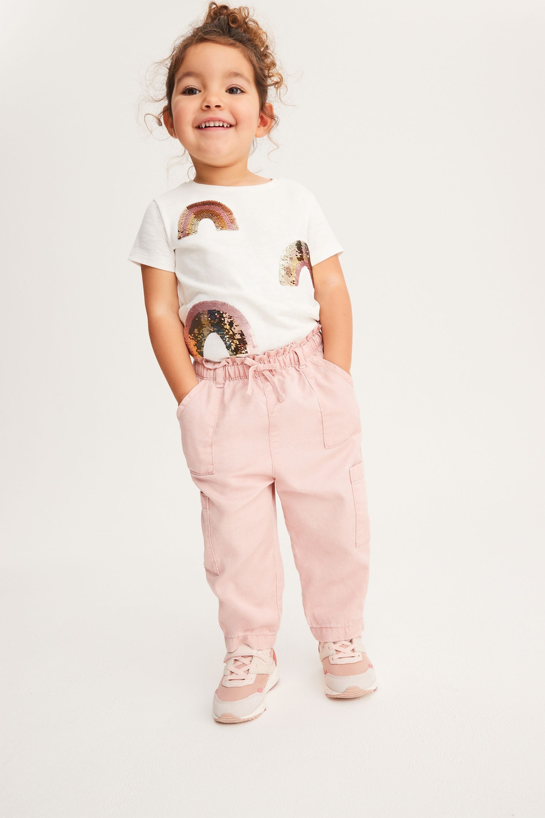 Pink Cargo Trousers (3mths-7yrs)