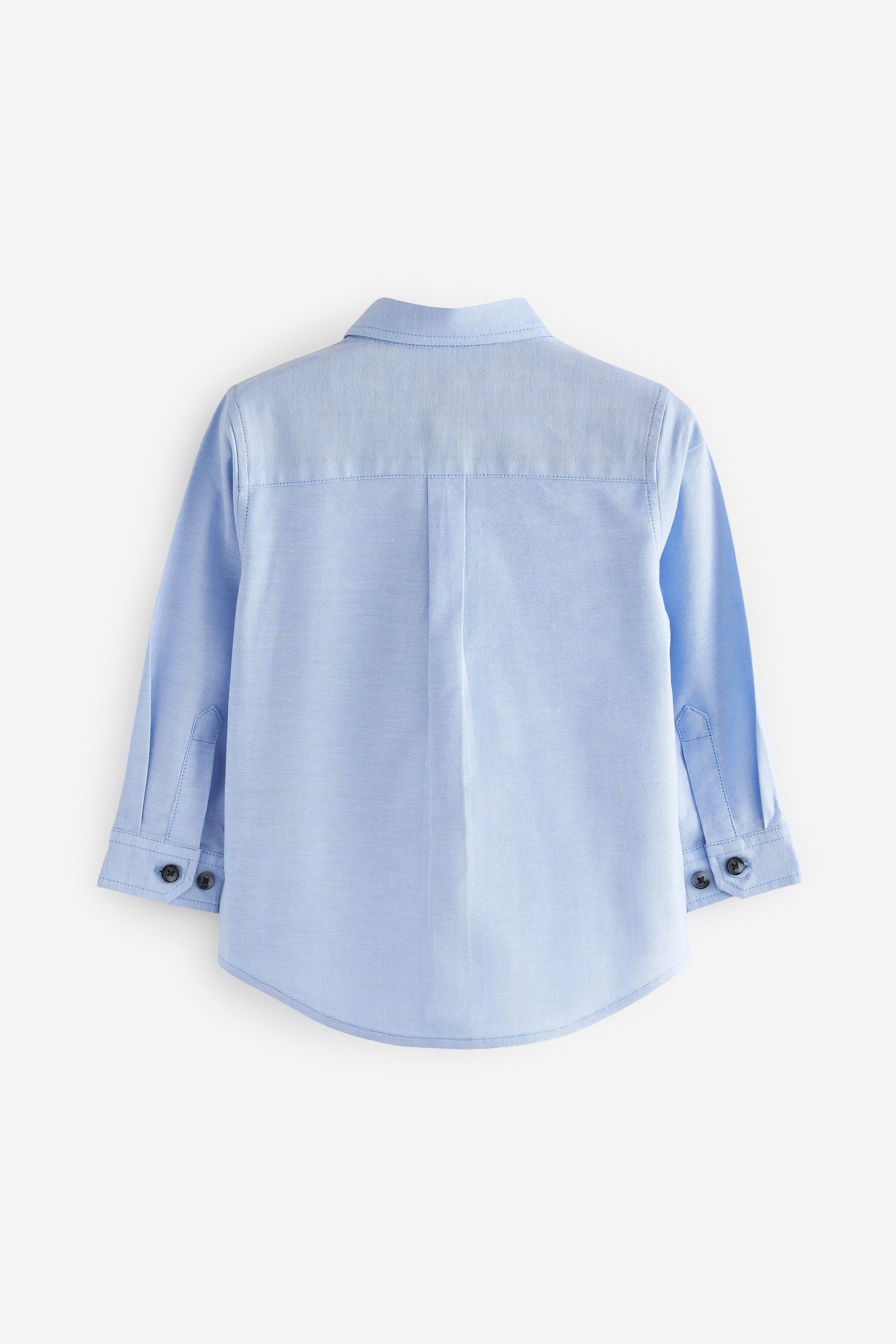 Blue Trimmed Oxford Shirt (3mths-7yrs)