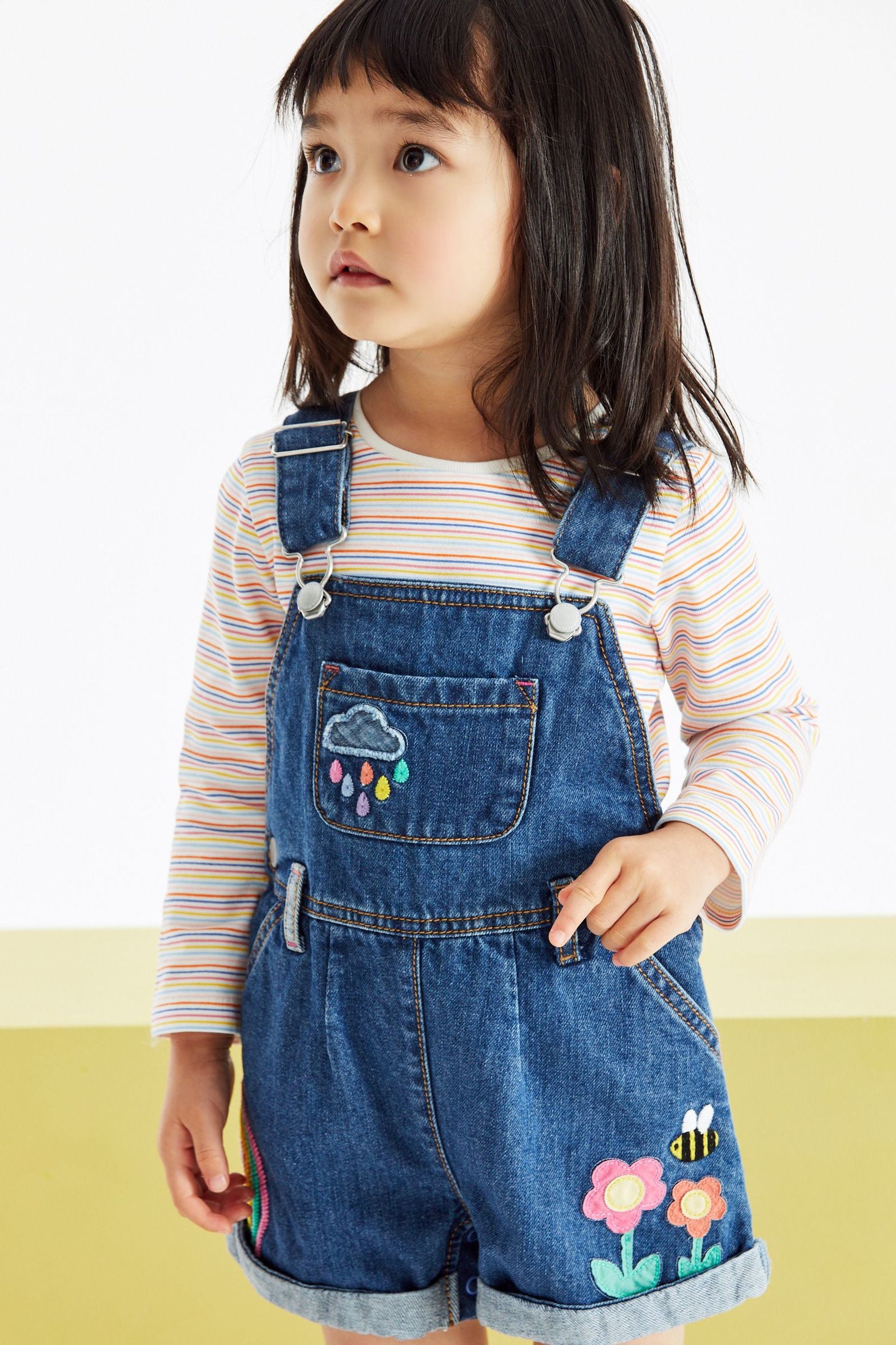 Denim 2 Piece Dungaree Set (3mths-7yrs)