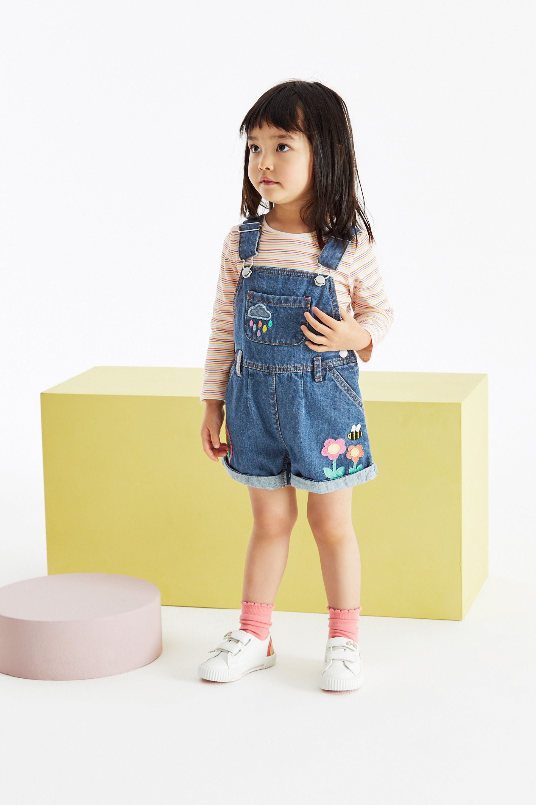 Denim 2 Piece Dungaree Set (3mths-7yrs)