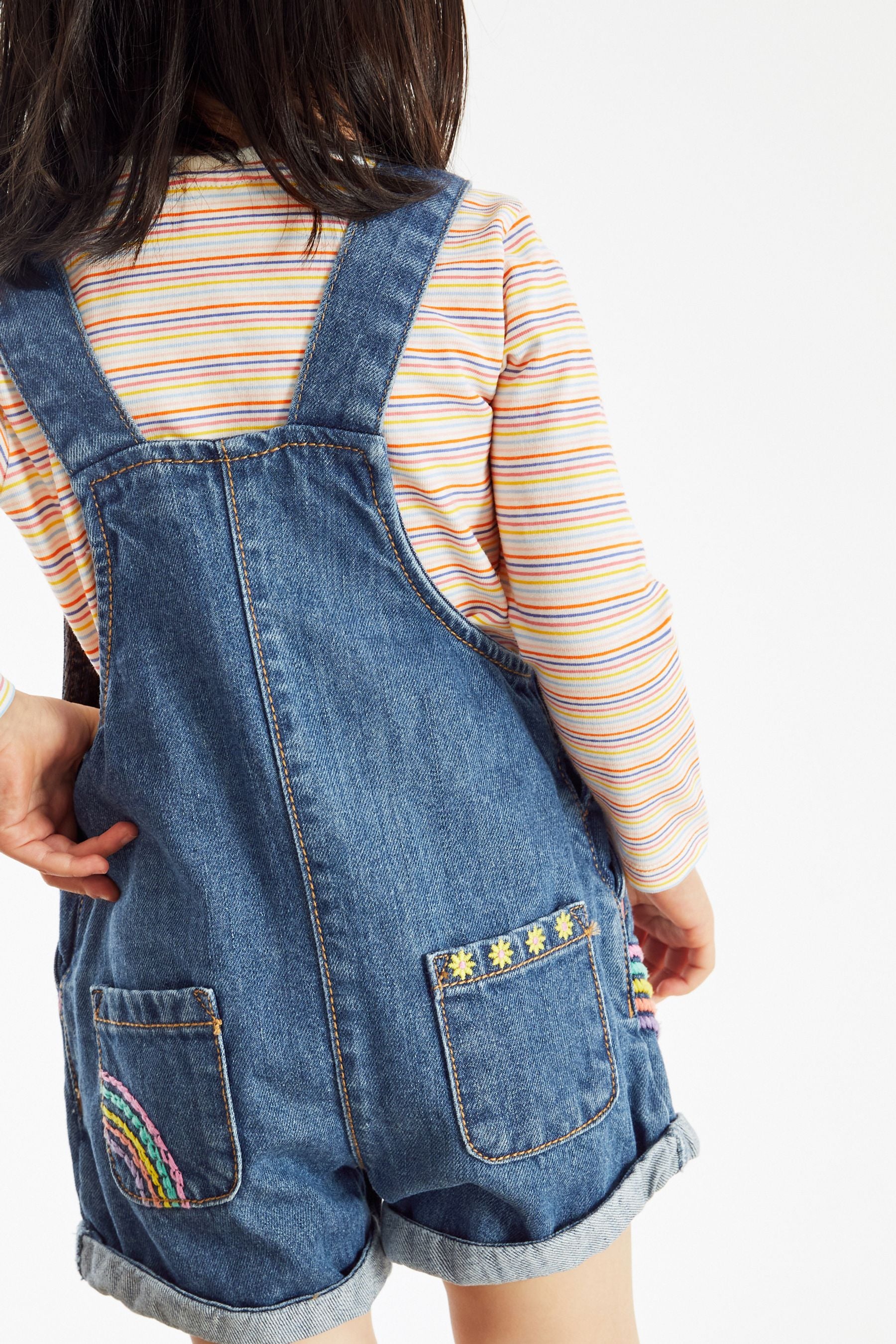 Denim 2 Piece Dungaree Set (3mths-7yrs)