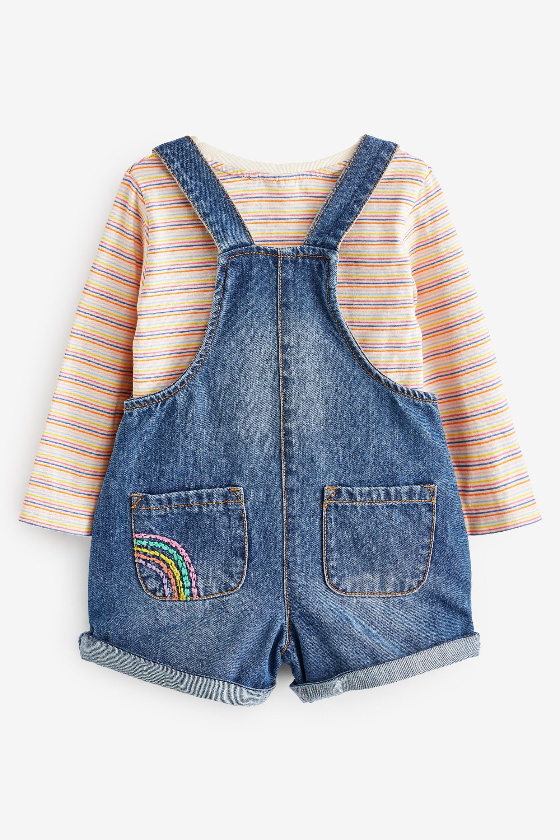 Denim 2 Piece Dungaree Set (3mths-7yrs)