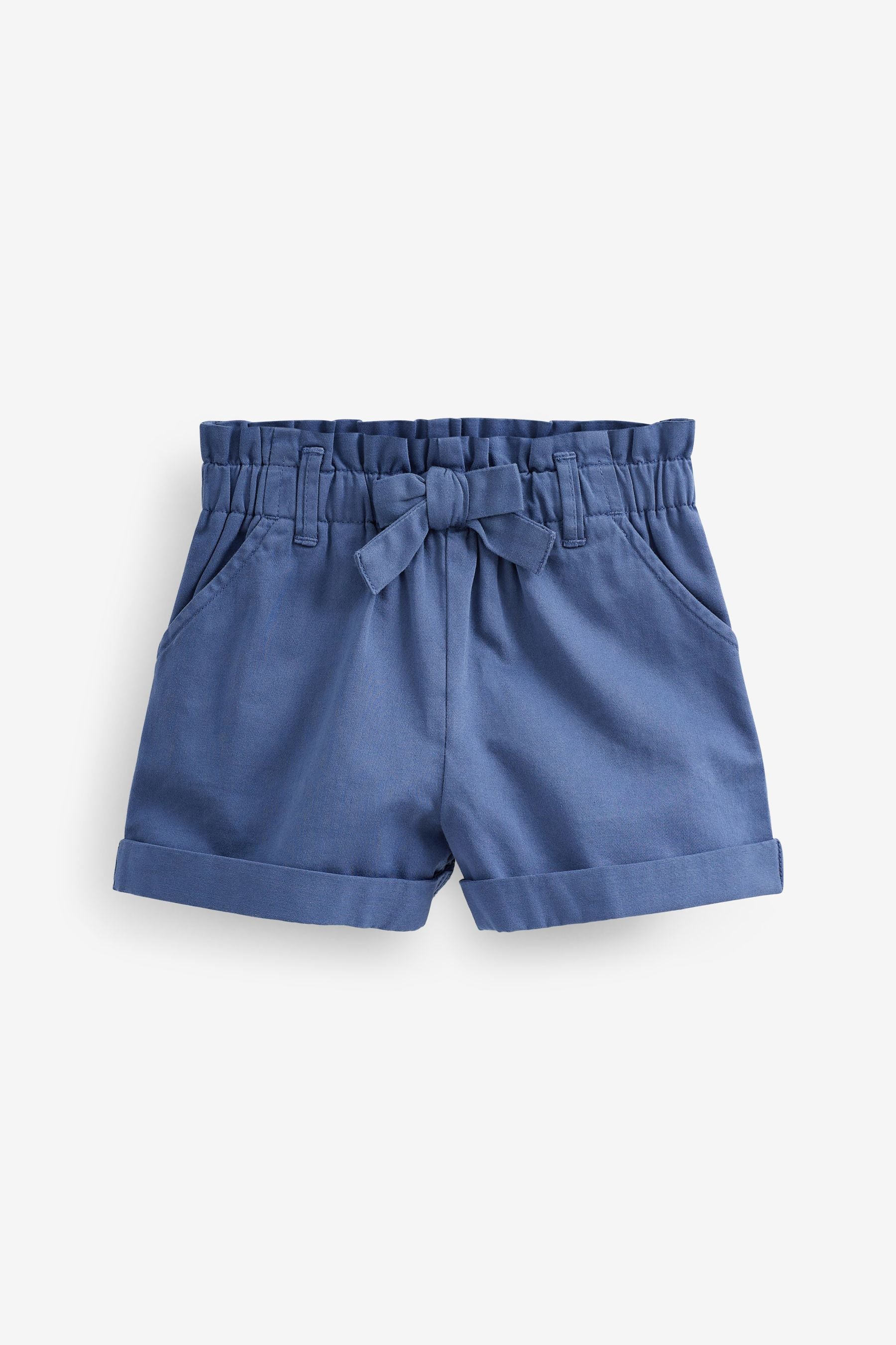 Navy Blue Chino Tie Belt Shorts (3mths-7yrs)