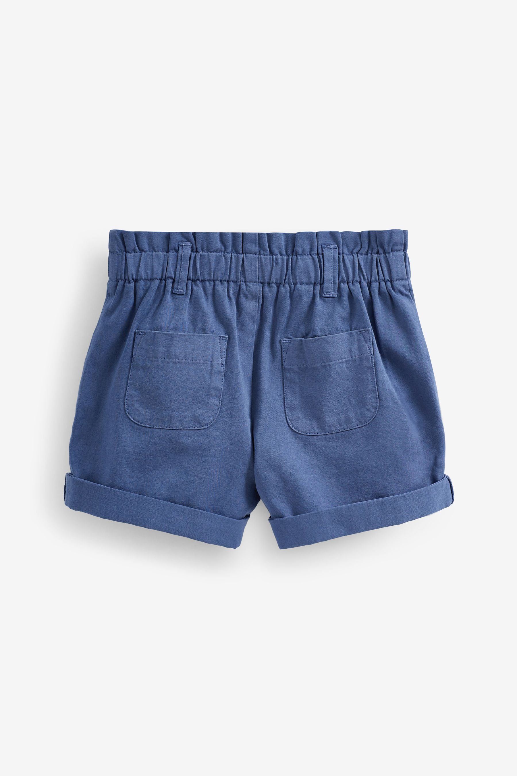 Navy Blue Chino Tie Belt Shorts (3mths-7yrs)