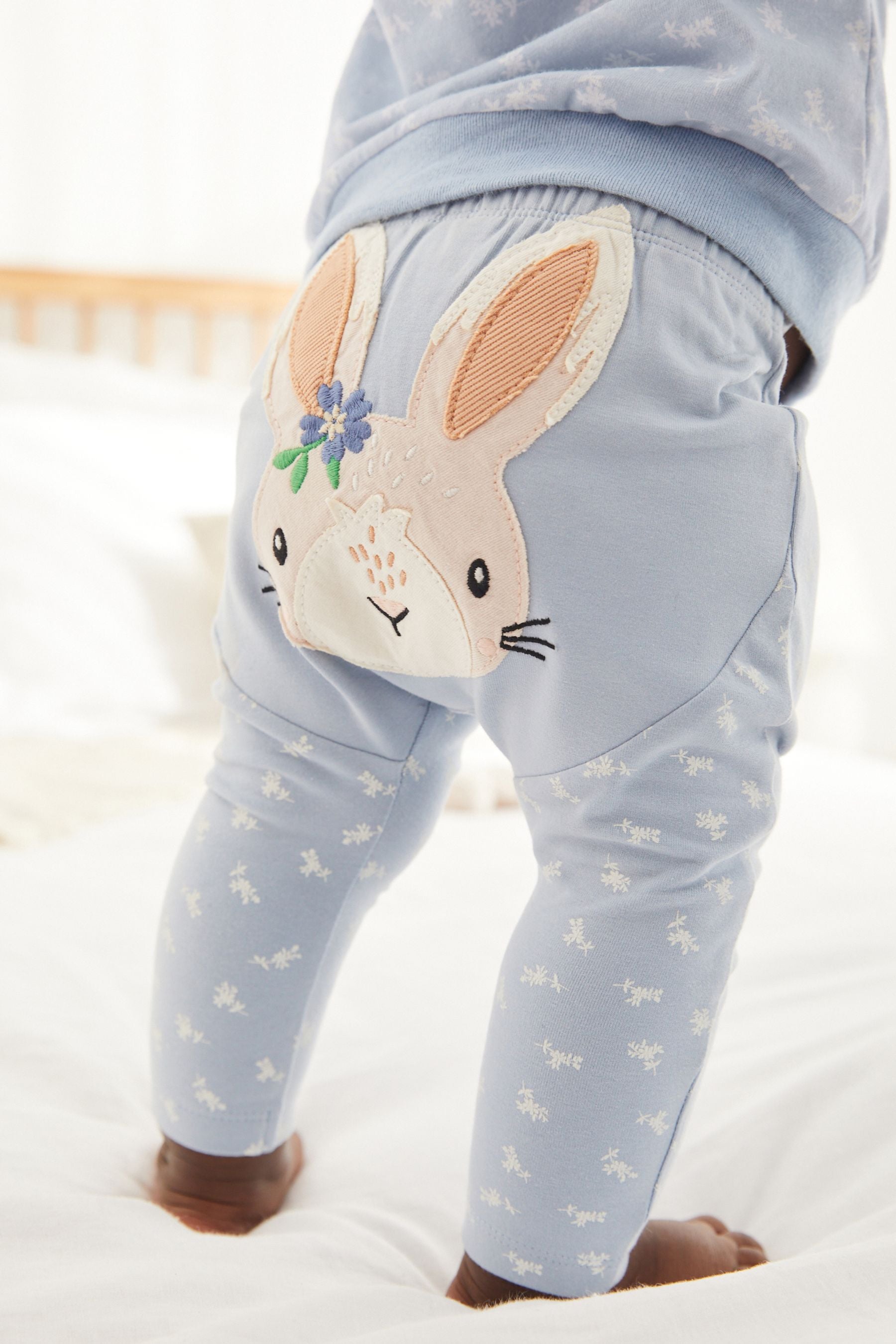 Blue Bunny 2 Piece Legging and Top Set