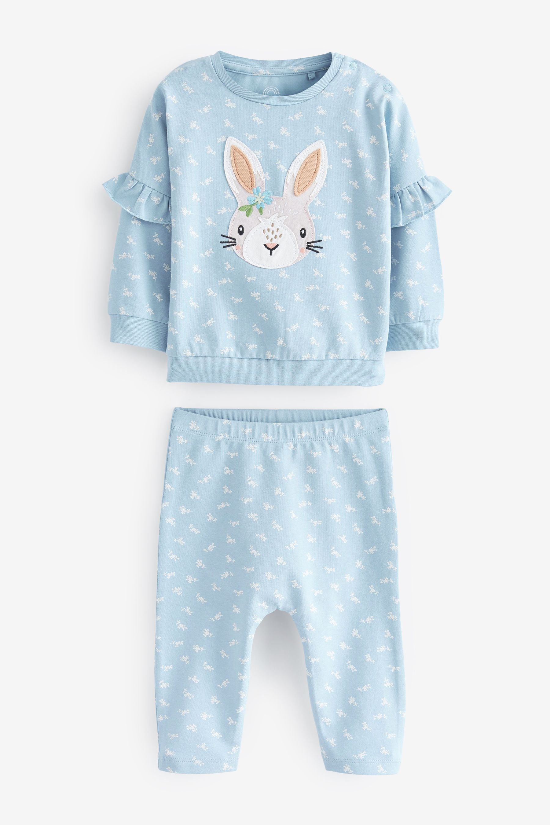 Blue Bunny 2 Piece Legging and Top Set