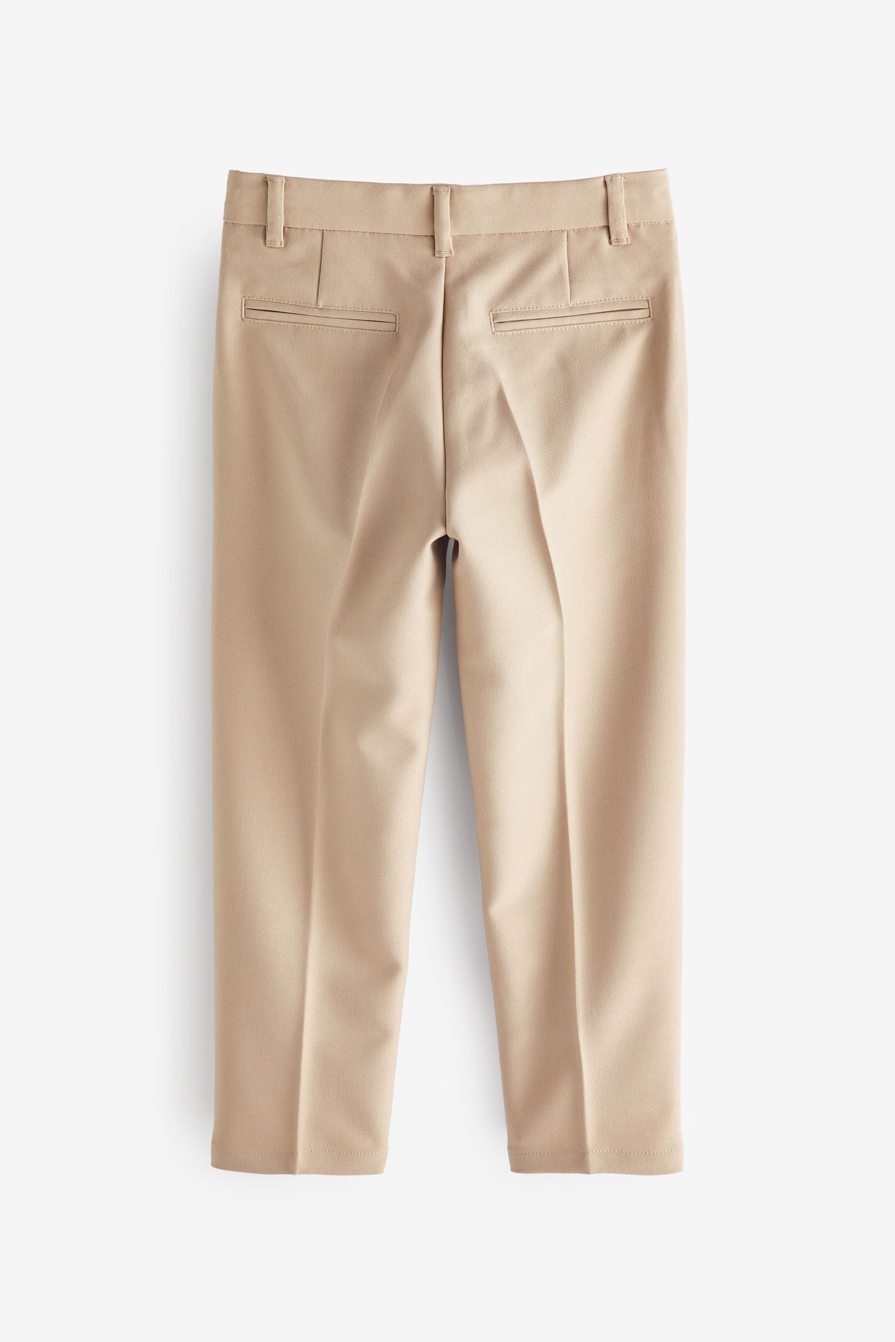 Neutral Pleat Front Trousers (3-16yrs)