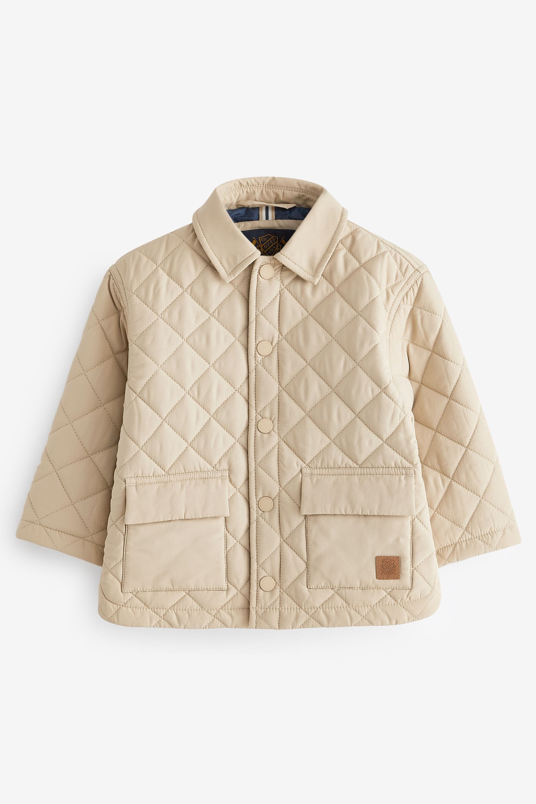 Neutral Lightweight Quilted Jacket (3mths-10yrs)