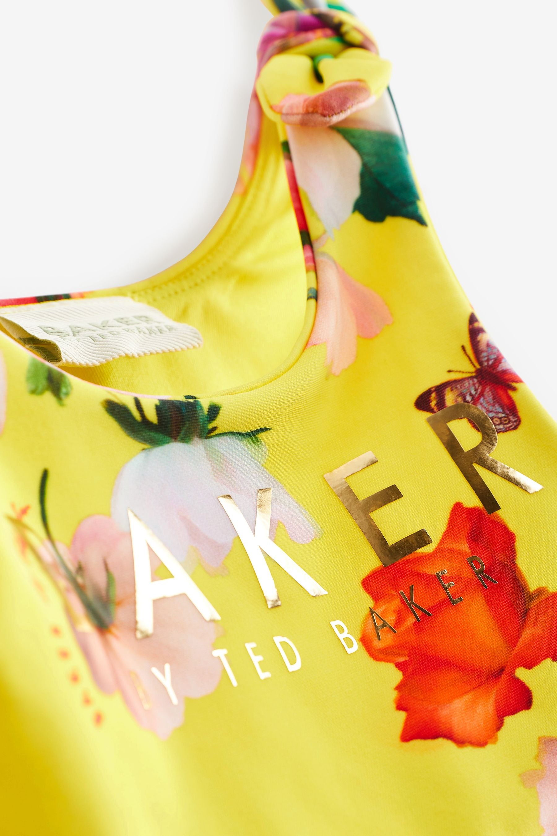 Yellow Baker by Ted Baker Yellow Floral Bikini