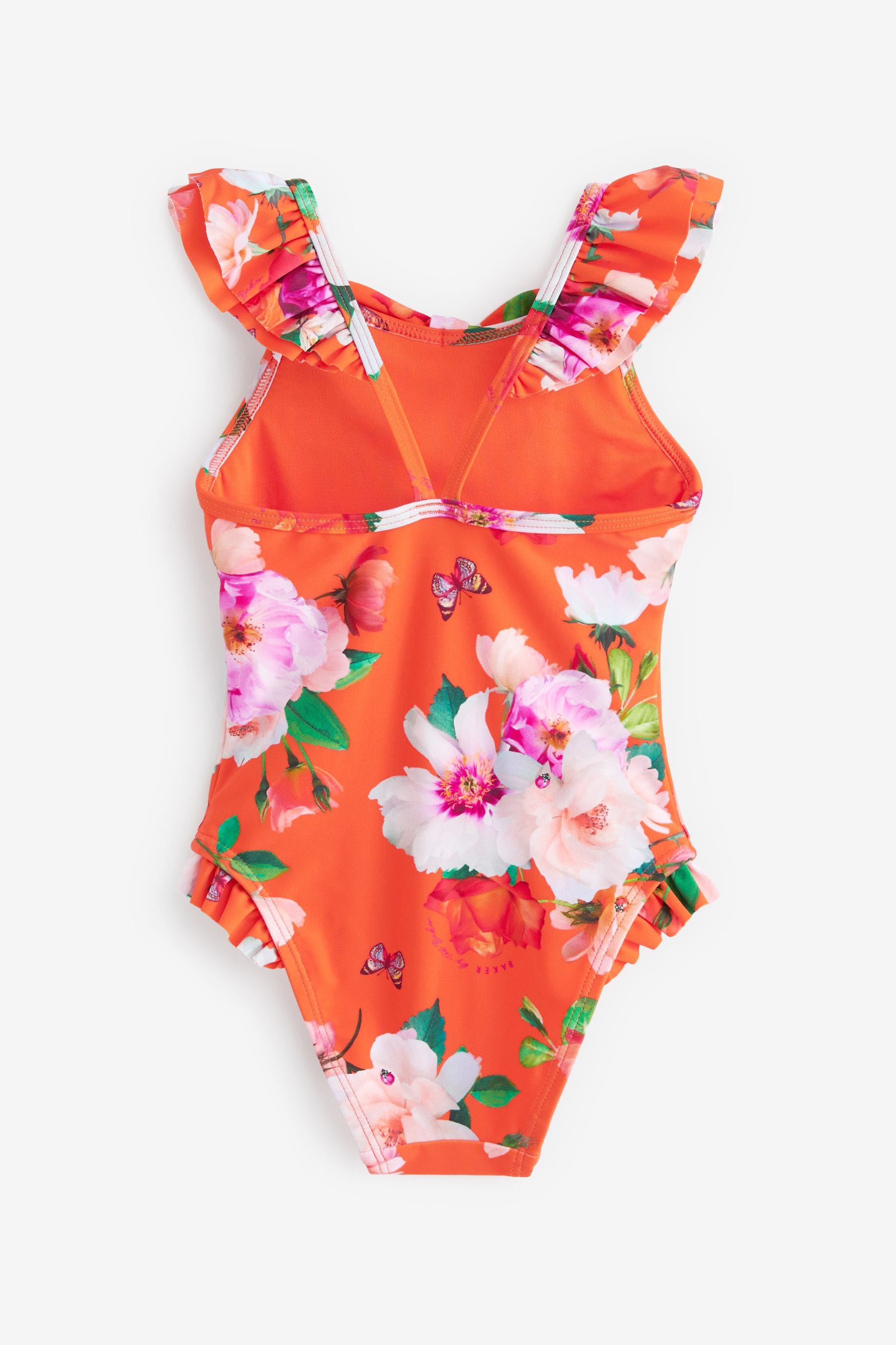 Orange Baker by Ted Baker Orange Floral Swimsuit