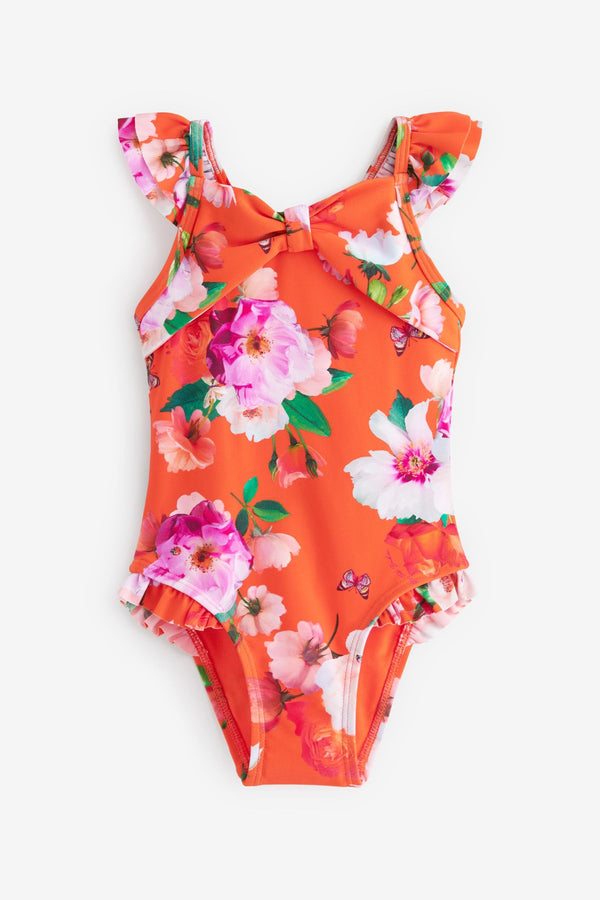 Orange Baker by Ted Baker Orange Floral Swimsuit