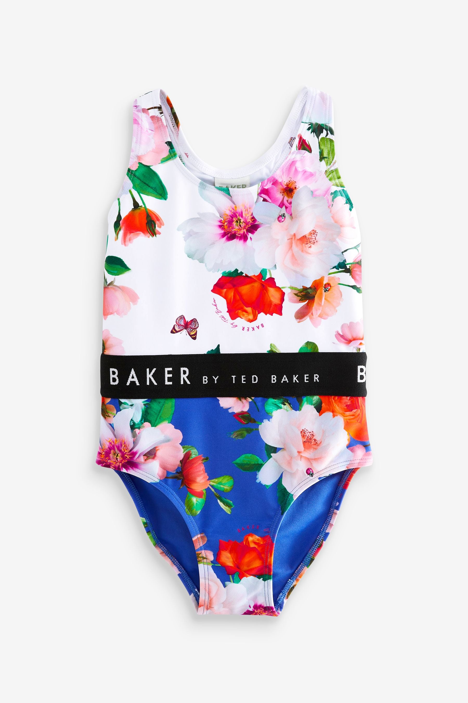 Multi Baker by Ted Baker White Colourblock Swimsuit