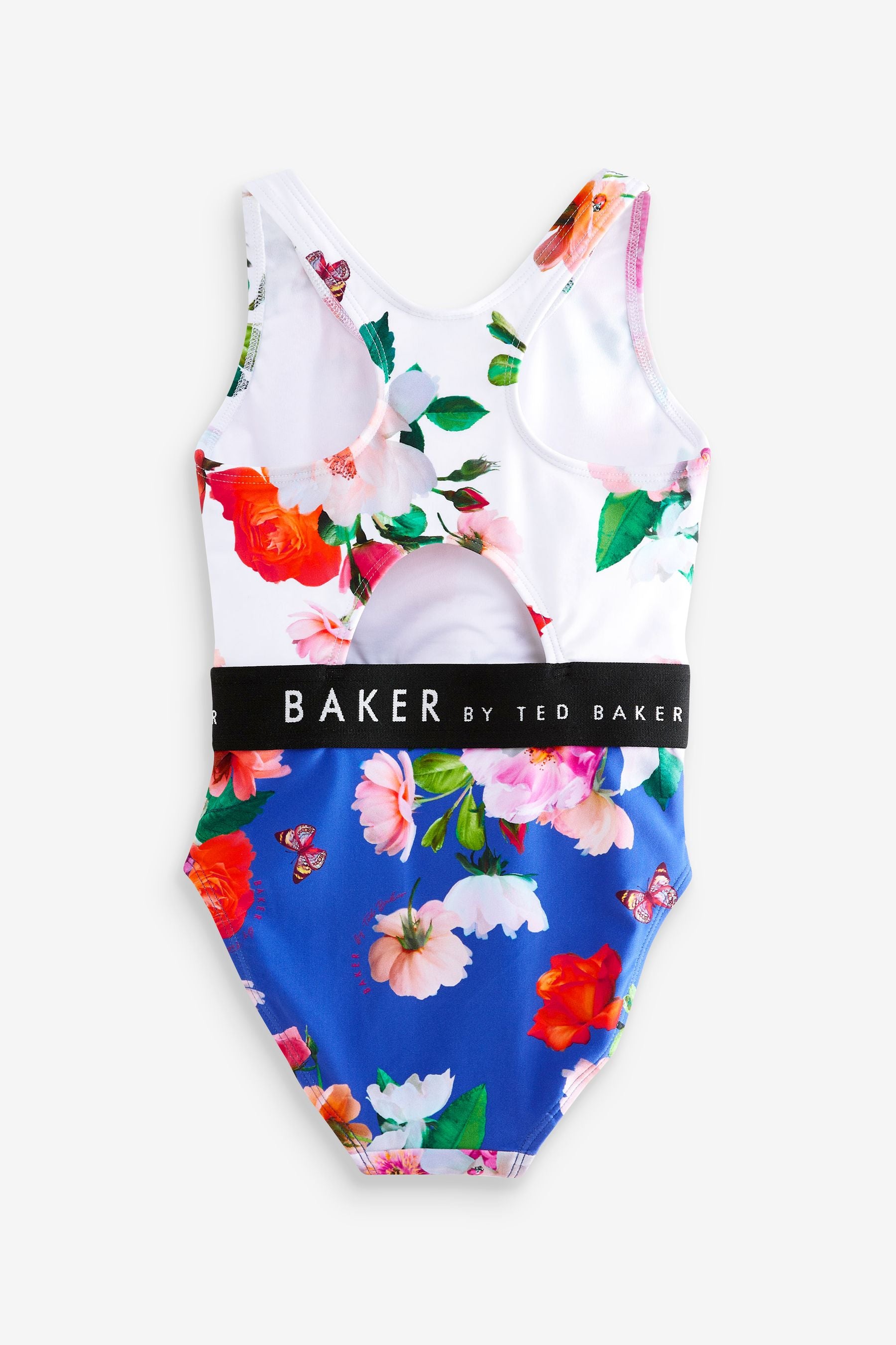 Multi Baker by Ted Baker White Colourblock Swimsuit