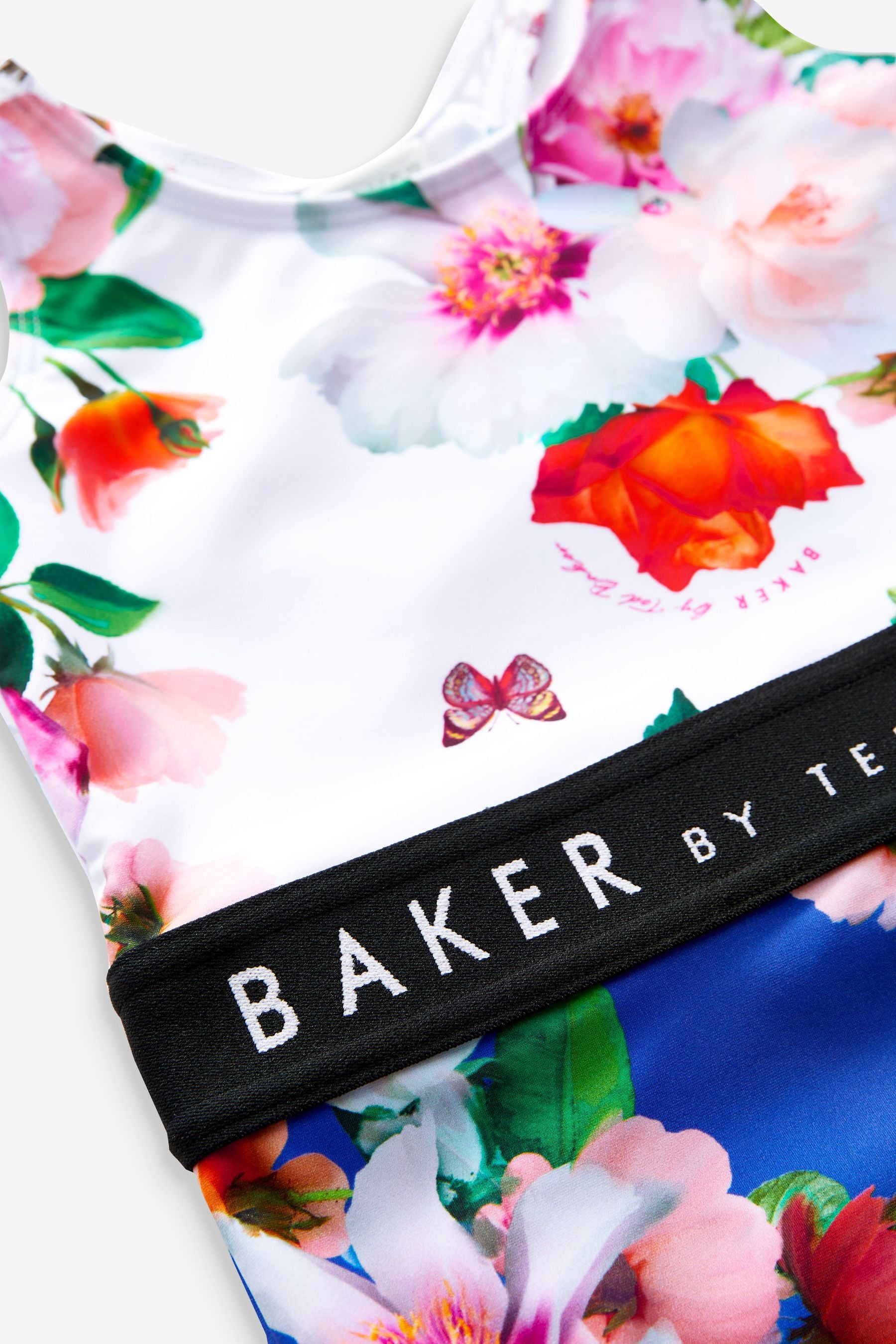 Multi Baker by Ted Baker White Colourblock Swimsuit