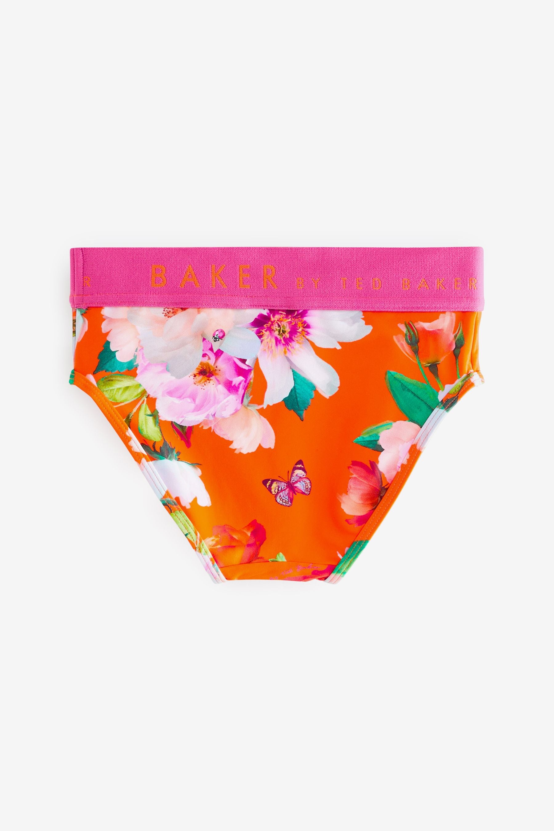 Orange Baker by Ted Baker Orange Floral Bikini