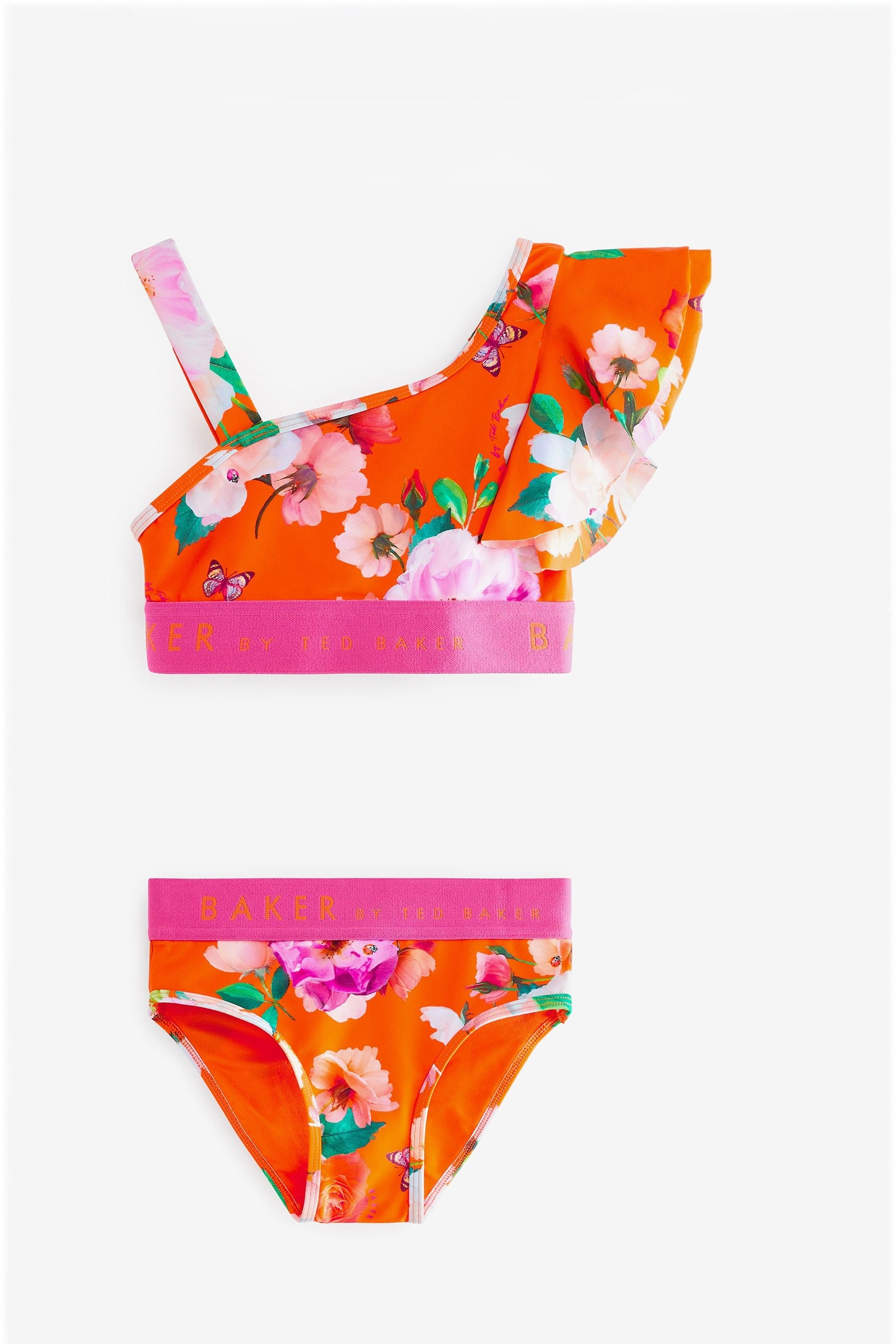 Orange Baker by Ted Baker Orange Floral Bikini